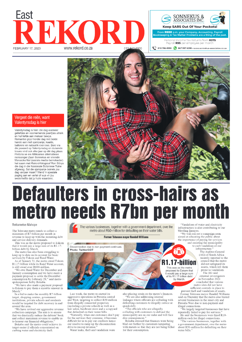 Rekord East 17 February 2023 page 1