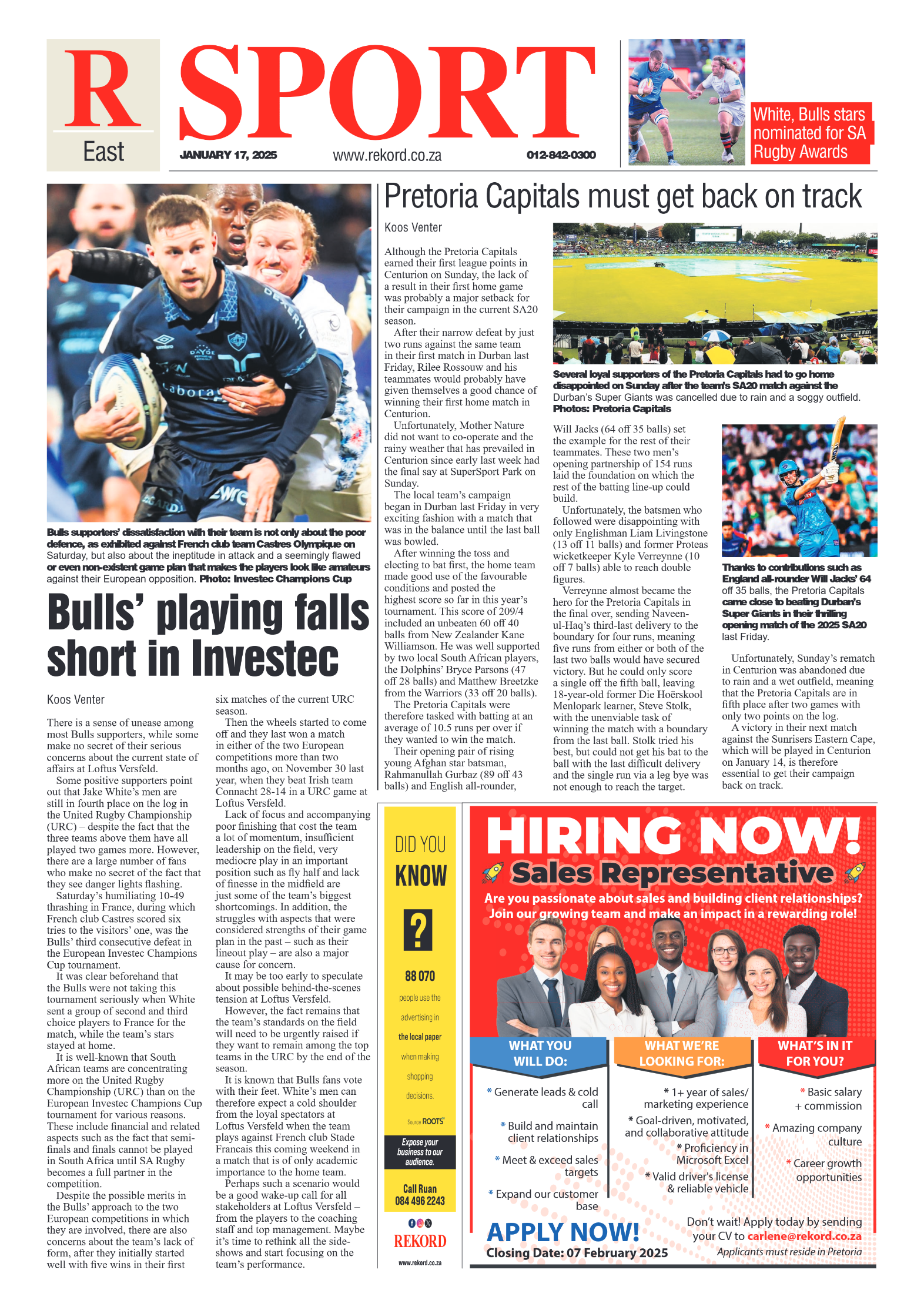 Rekord East 17 January 2025 page 8