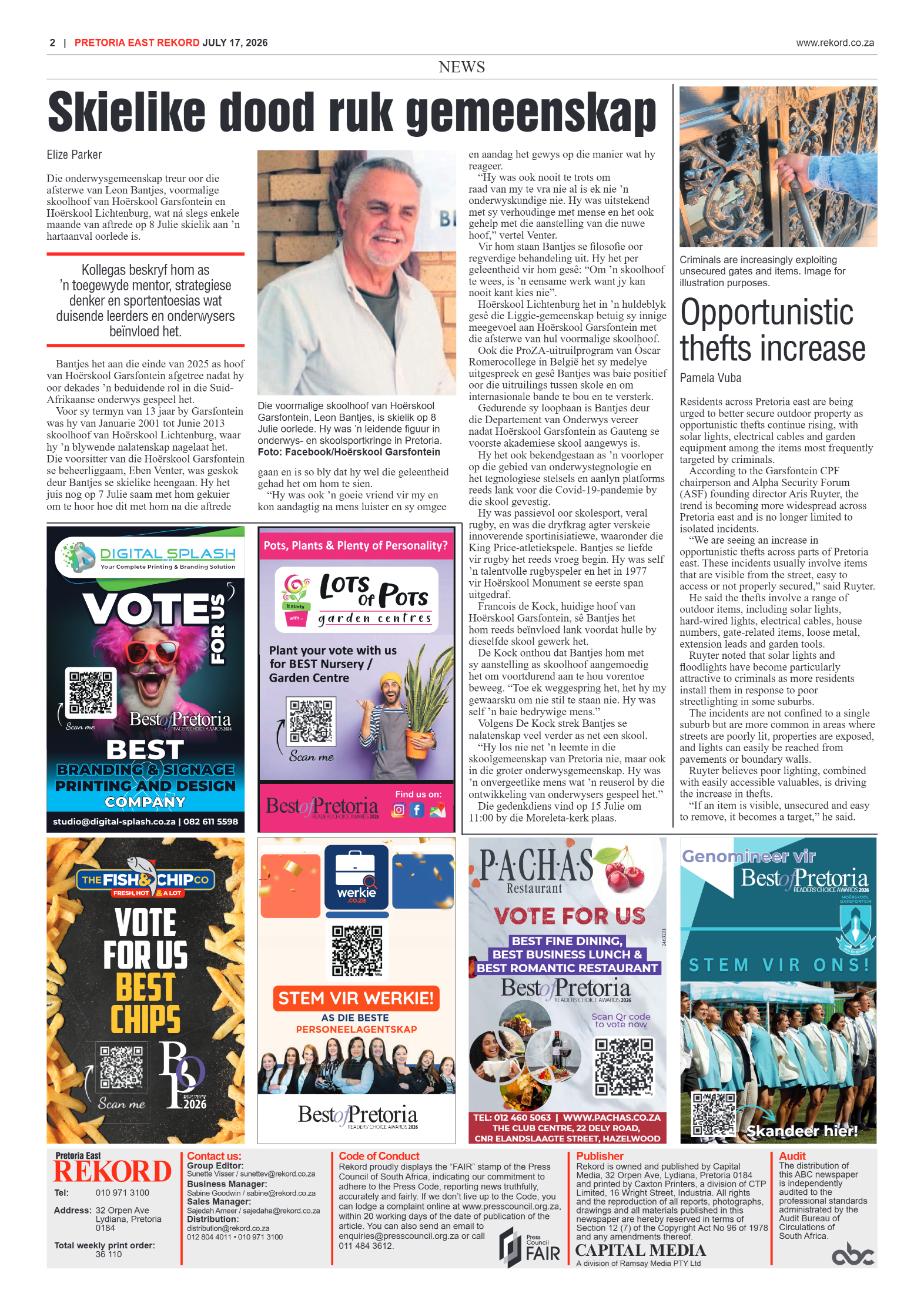 Rekord East 17 July 2026 page 2