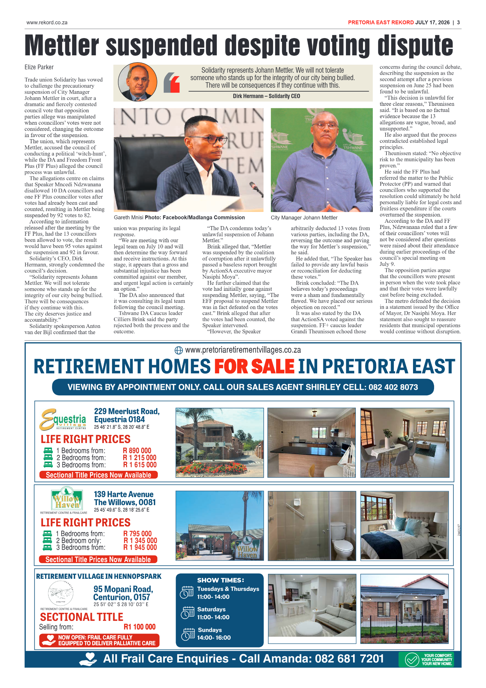 Rekord East 17 July 2026 page 3