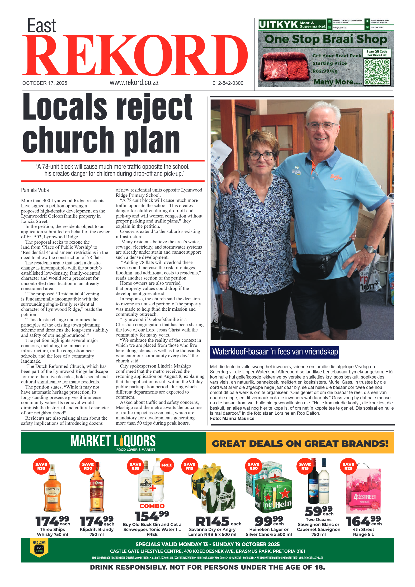 Rekord East 17 October 2025 page 1