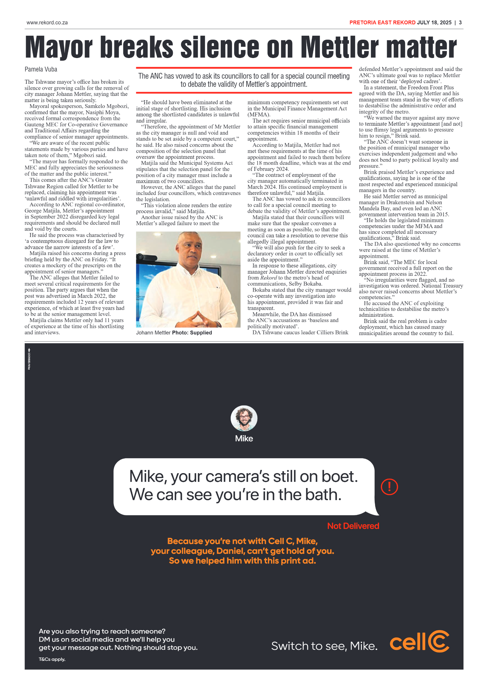 Rekord East 18 July 2025 page 3