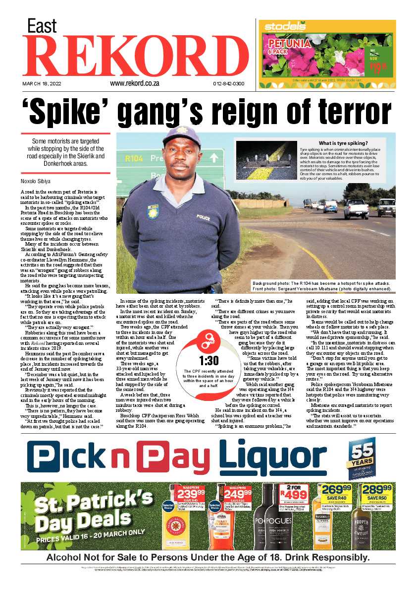 Rekord East 18 March 2022 page 1