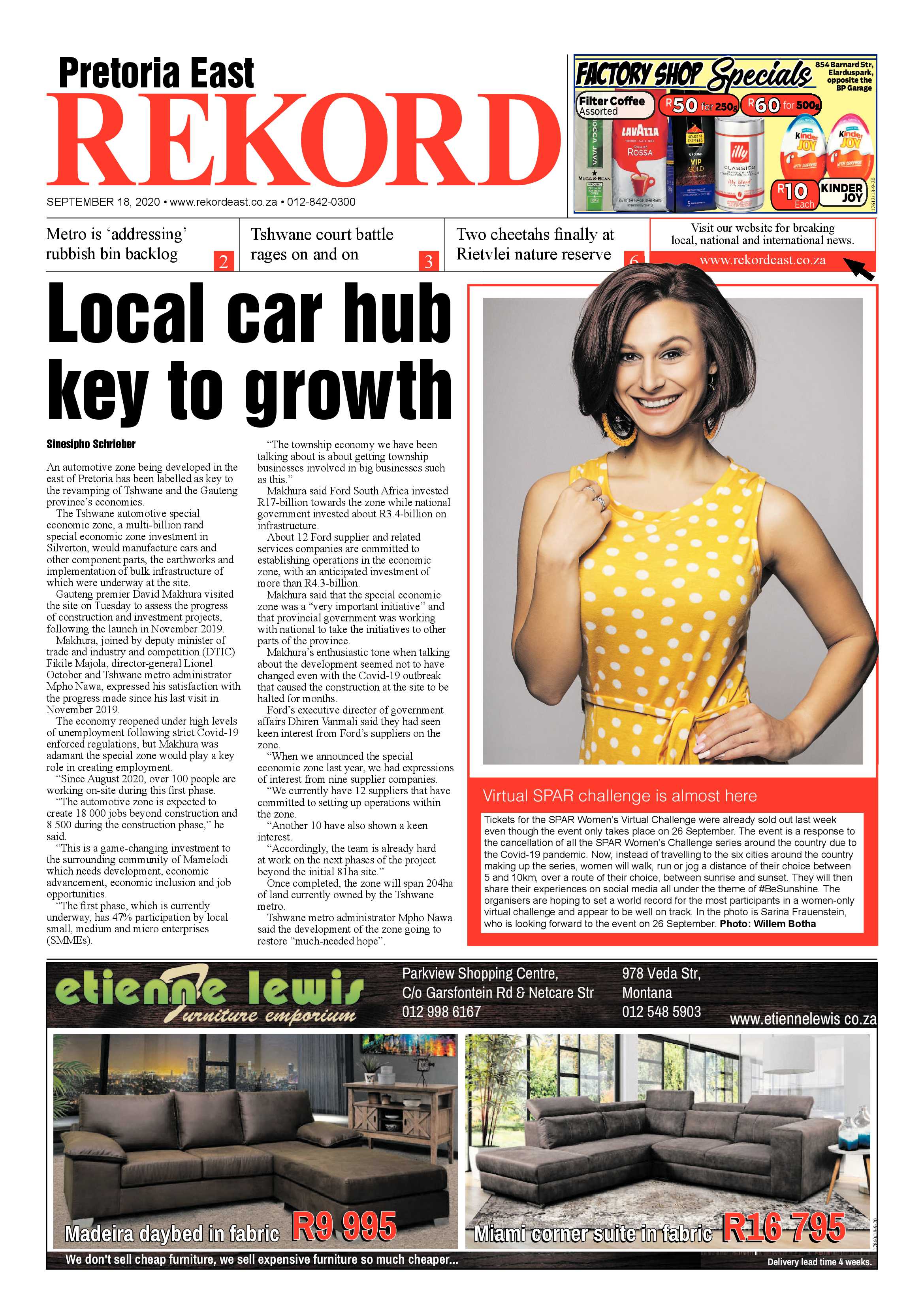 Rekord East 18 September 2020 page 1