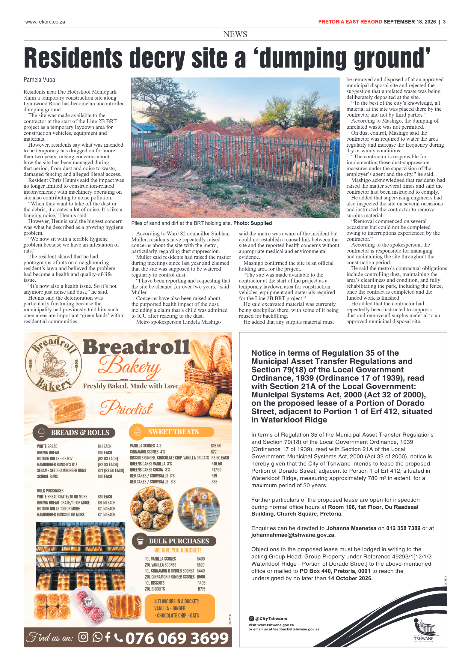 Rekord East 18 September 2026 page 3