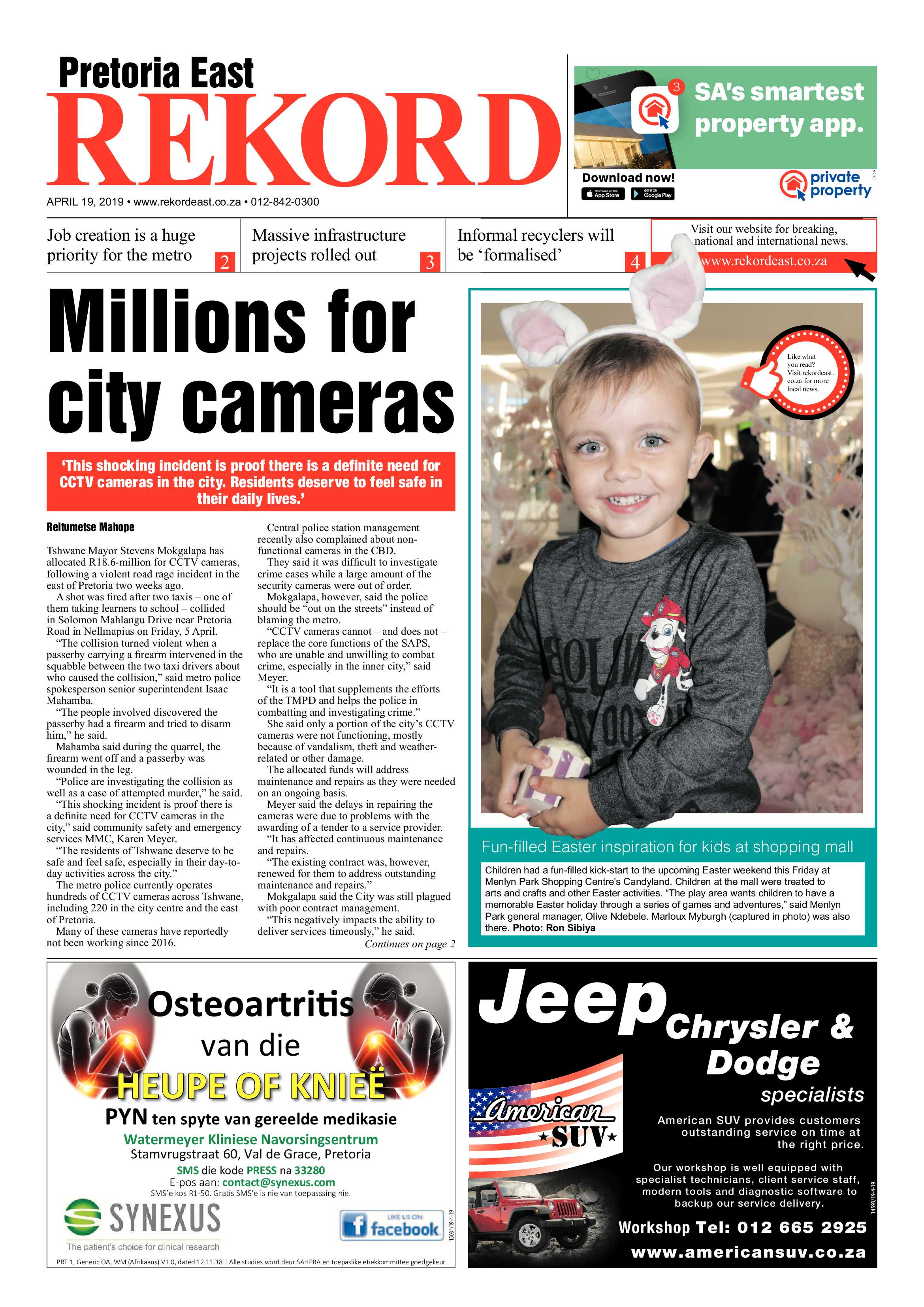 Rekord East 19 April 2019 page 1
