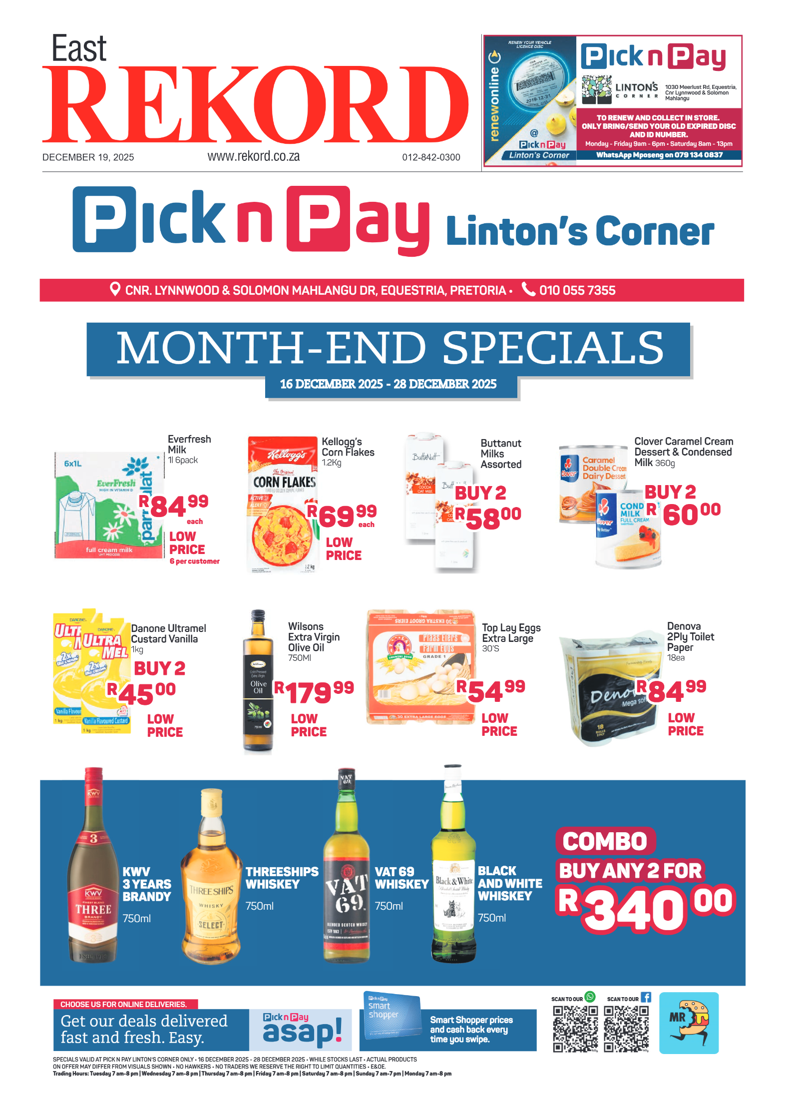 Rekord East 19 December 2025 page 1