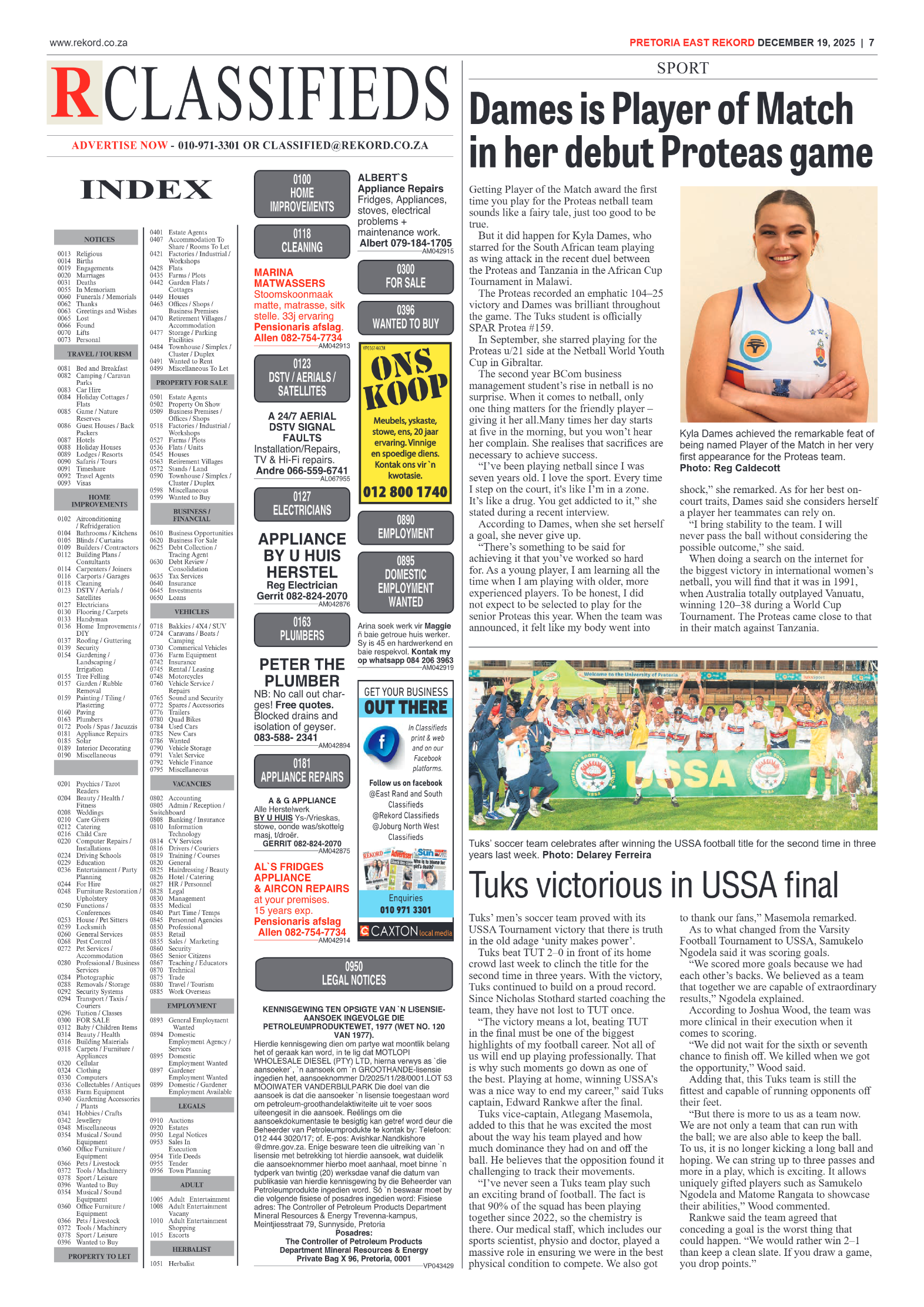 Rekord East 19 December 2025 page 9