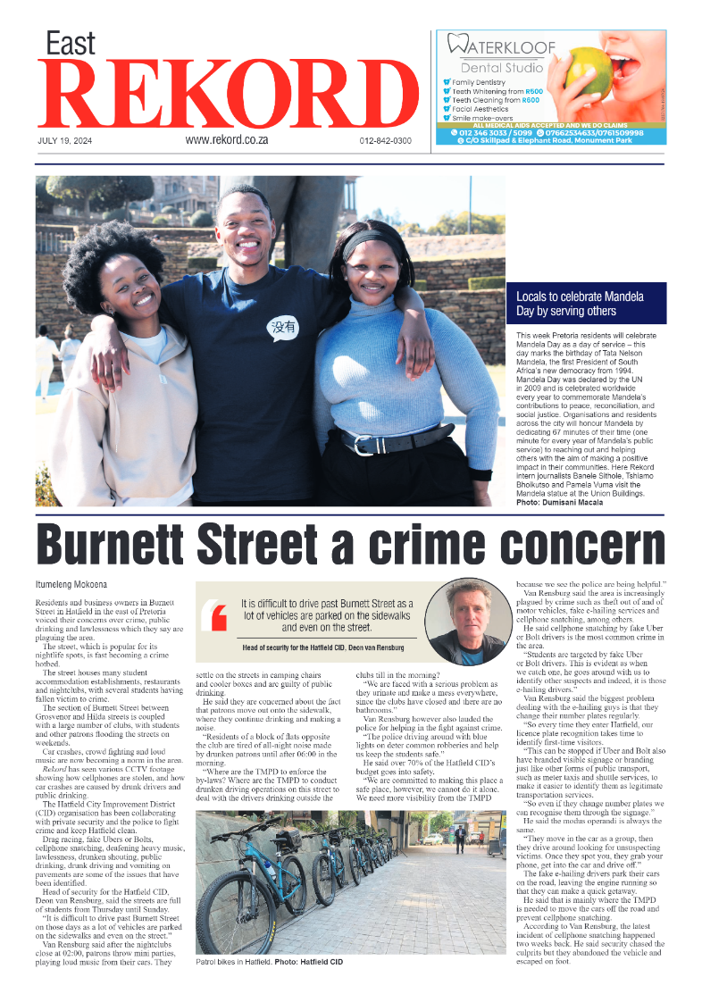 Rekord East 19 July 2024 page 1