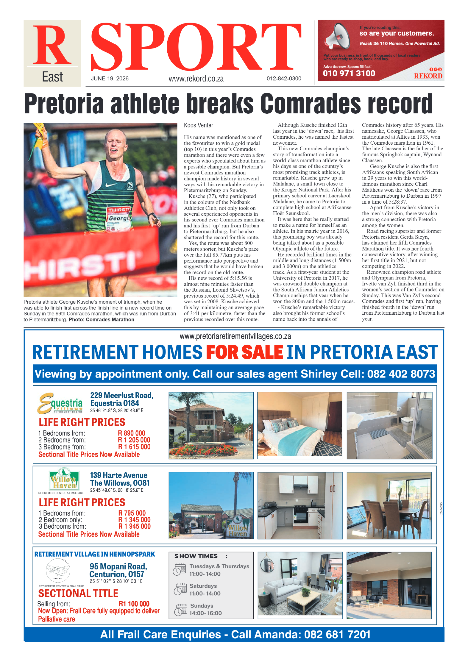 Rekord East 19 June 2026 page 8