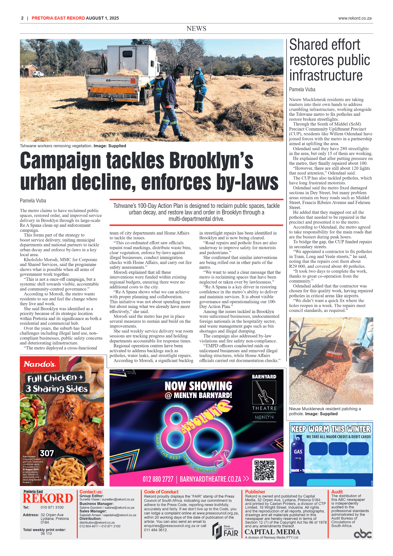 Rekord East 1 August 2025 page 2