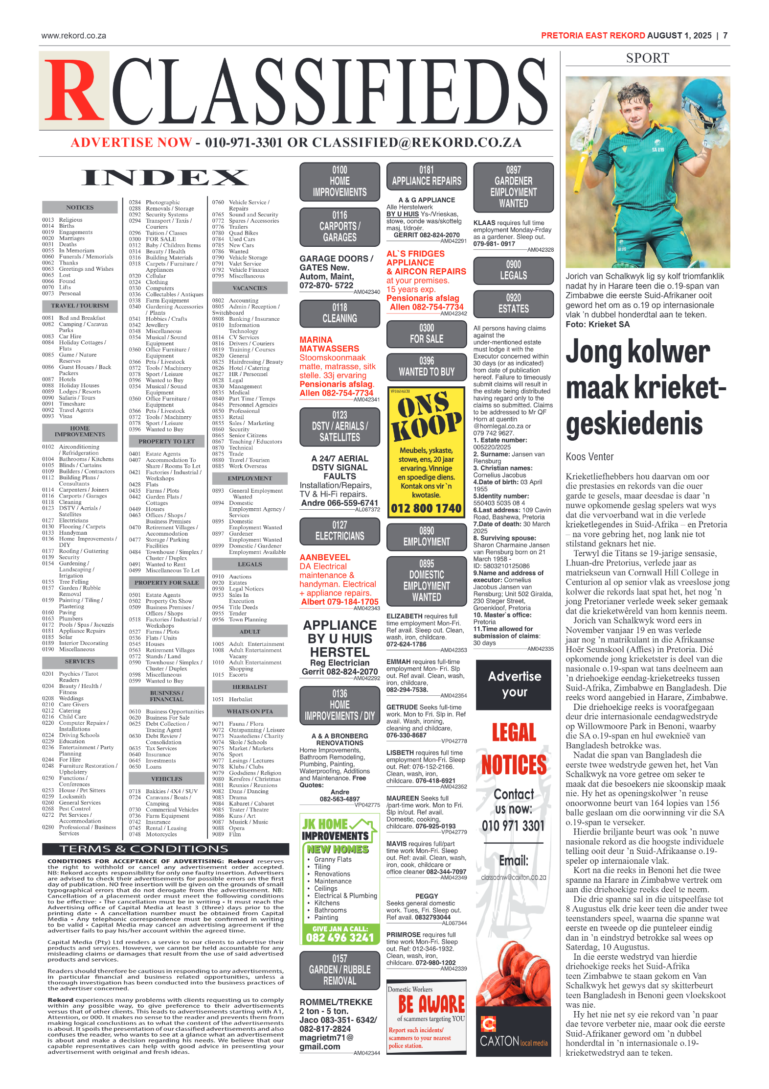 Rekord East 1 August 2025 page 7