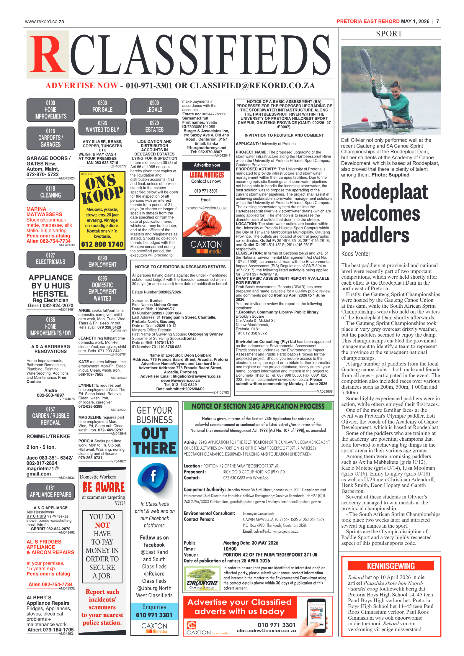 Rekord East 1 May 2026 page 9
