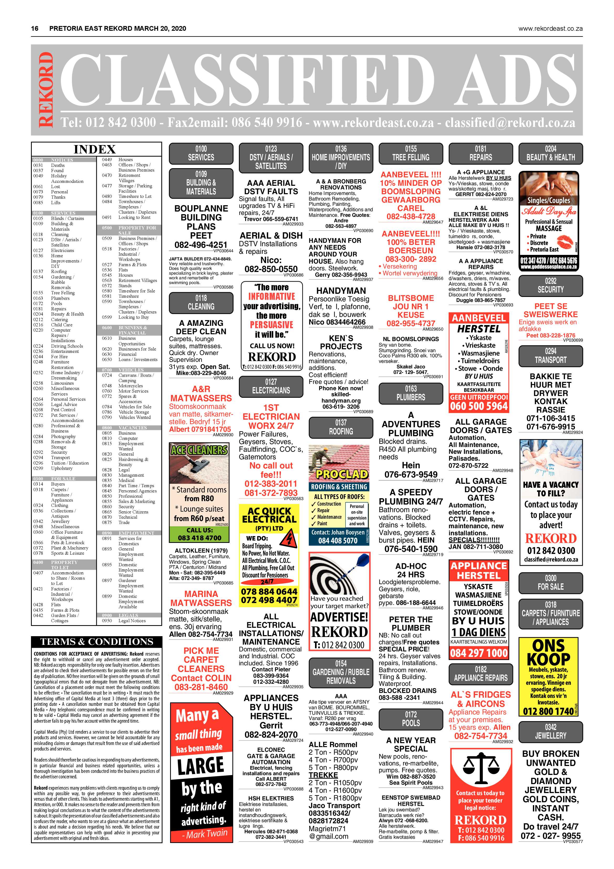 Rekord East 20 March 2020 page 16