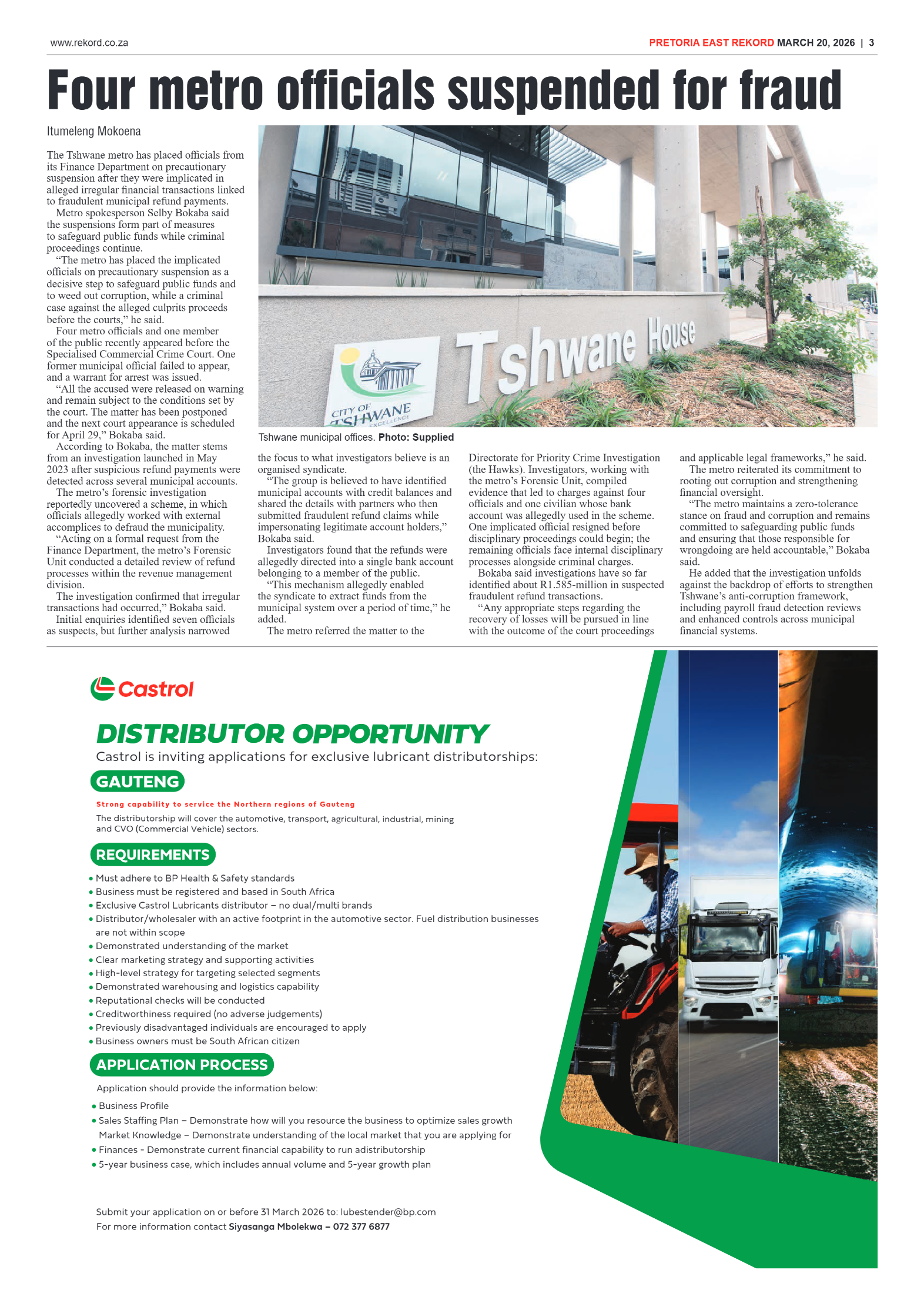 Rekord East 20 March 2026 page 3
