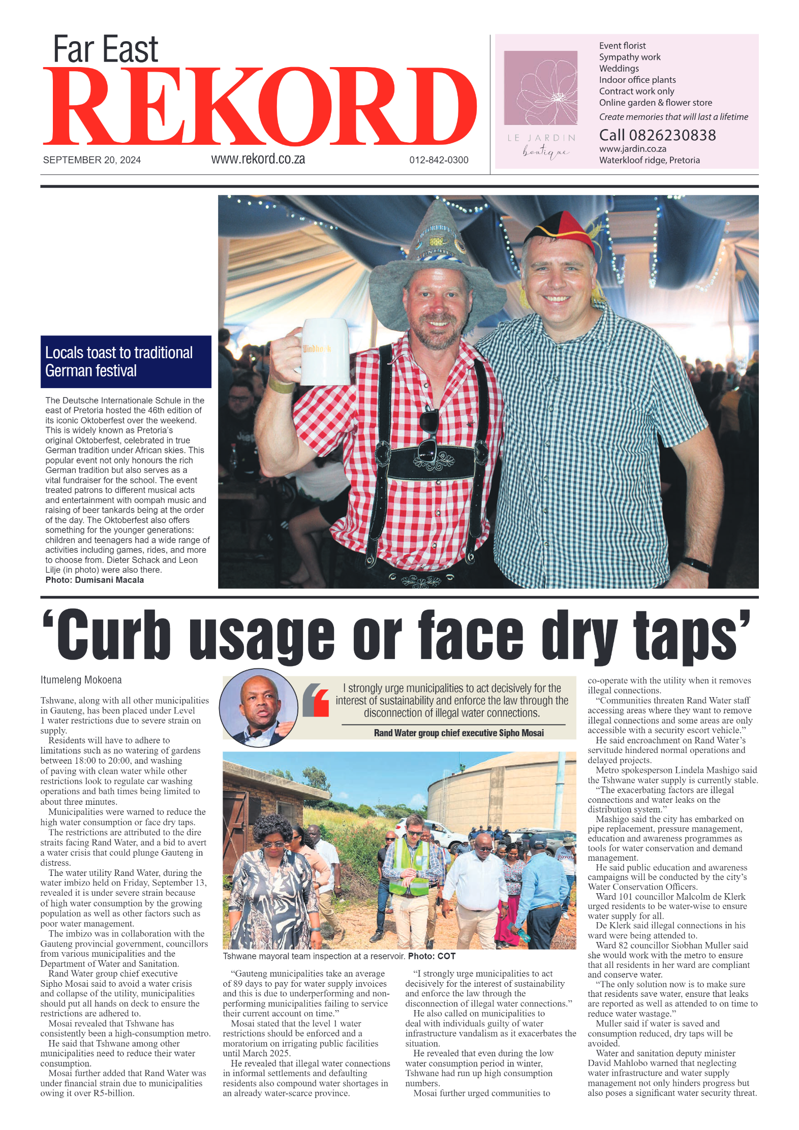 Rekord Far East 20 September 2024 page 1