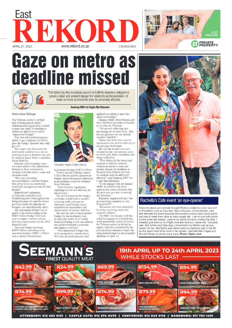 Rekord East 21 April 2023 page 1