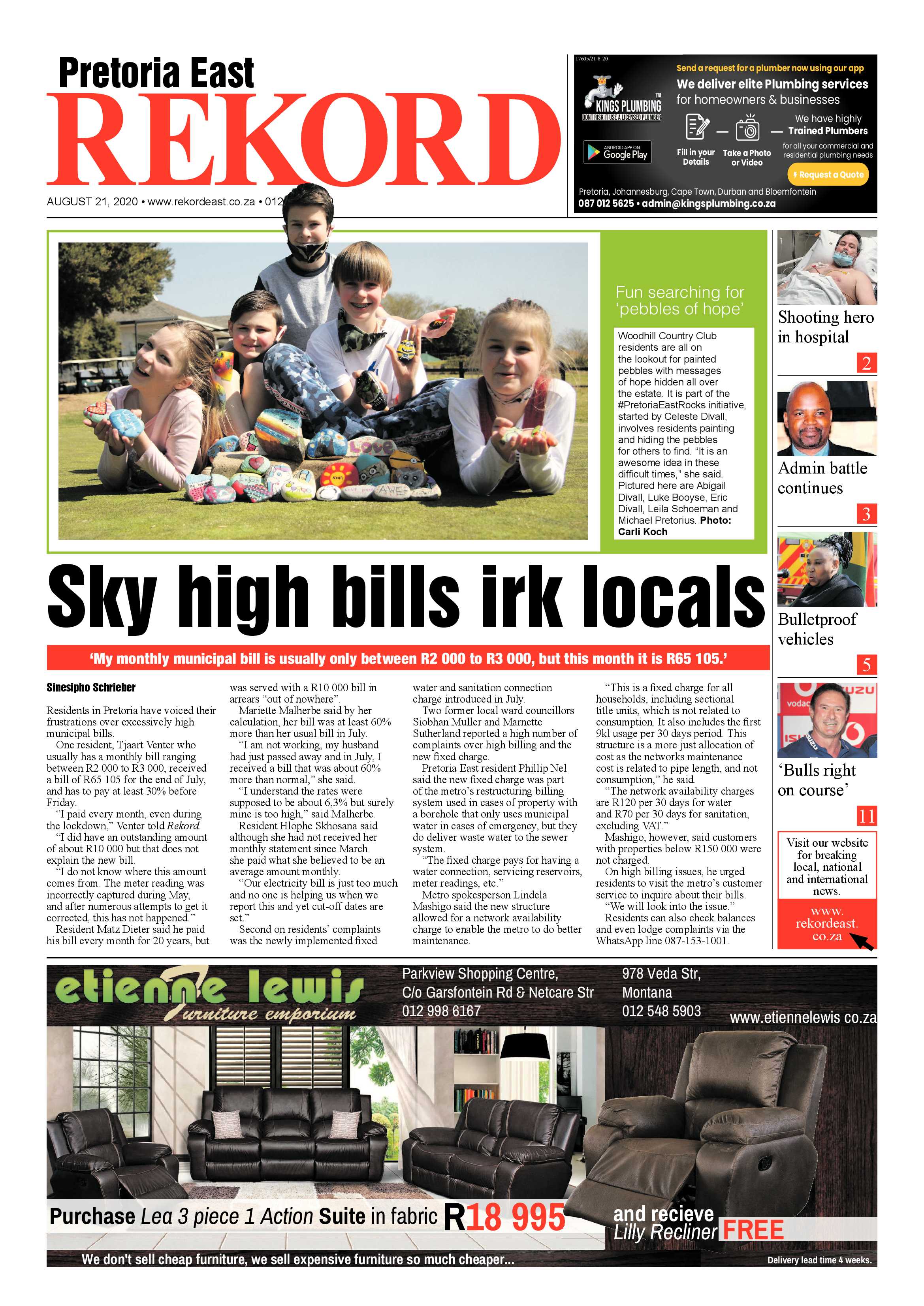 Rekord East 21 August 2020 page 1