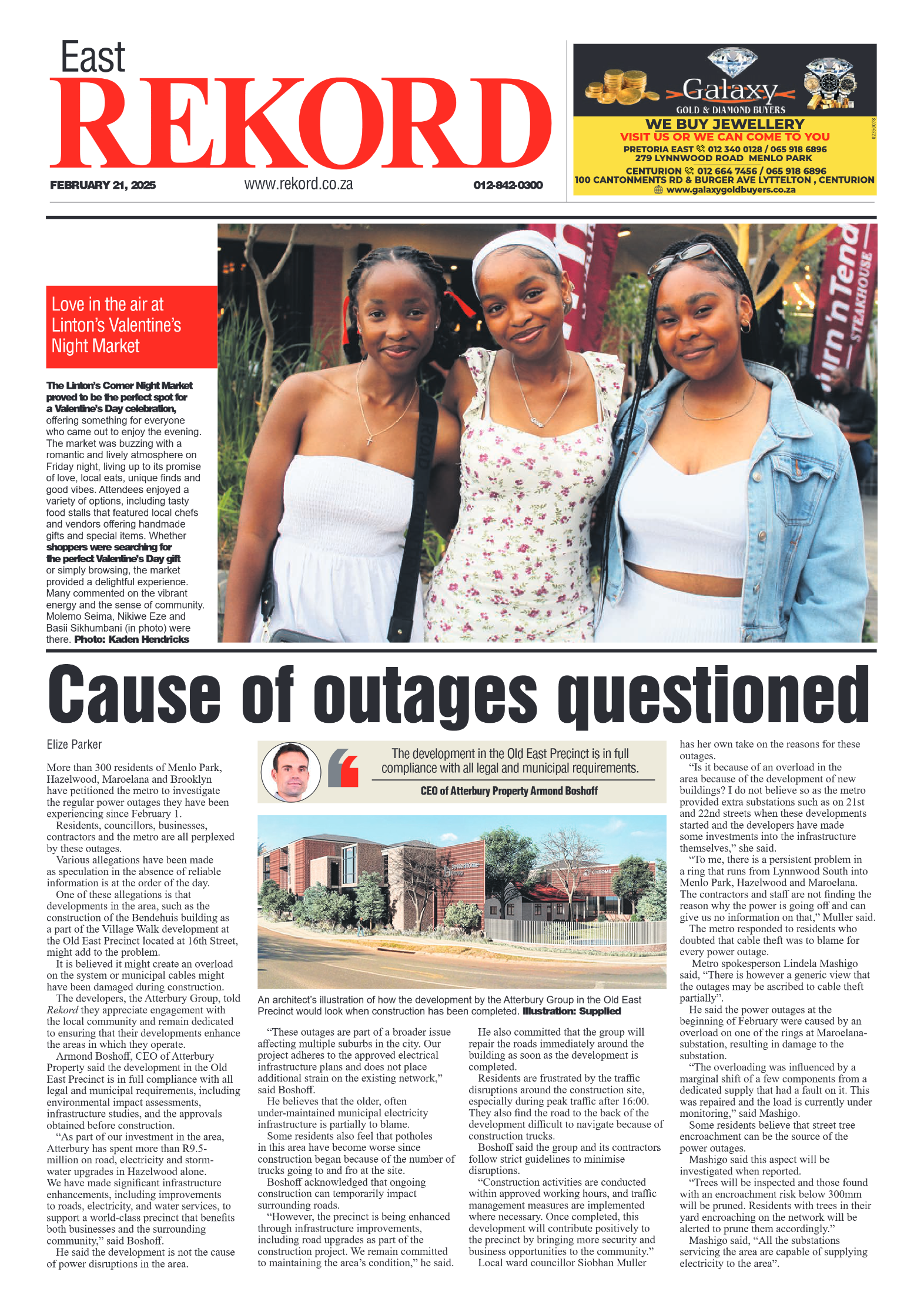 Rekord East 21 February 2025 page 1