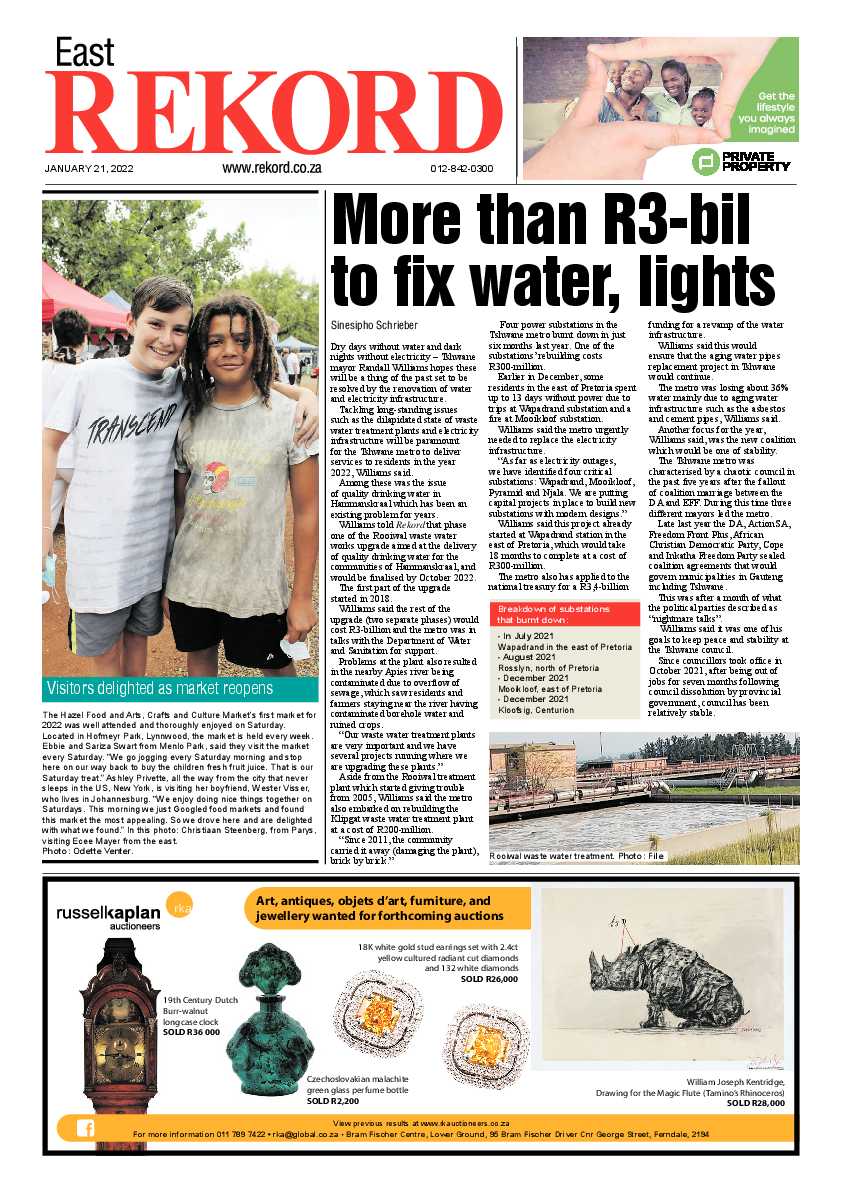 Rekord East 21 January 2022 page 1