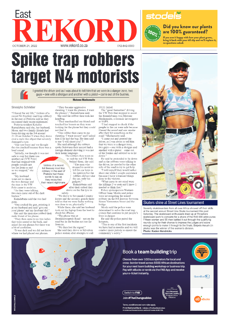 Rekord East 21 October 2022 page 1