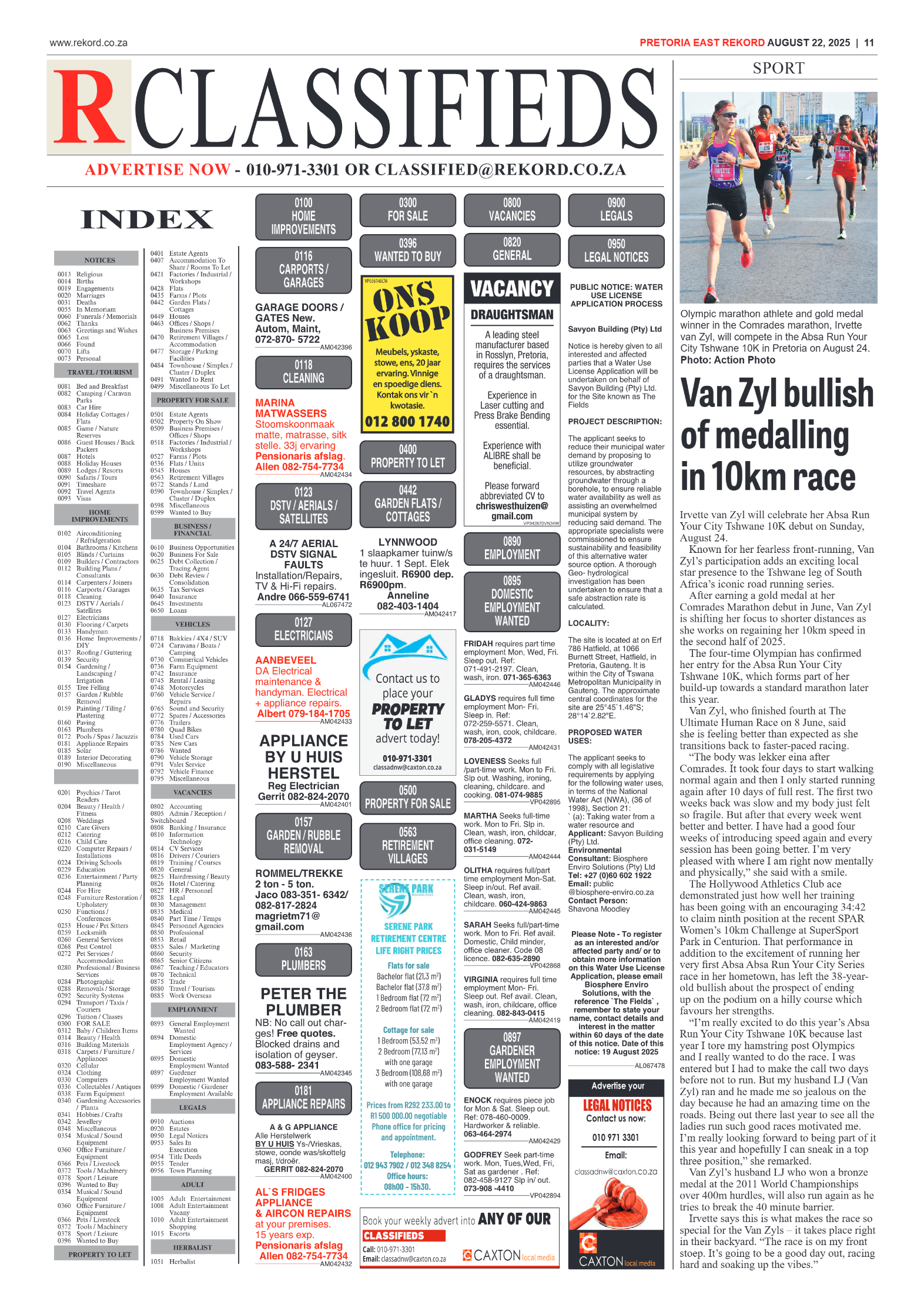 Rekord East 22 August 2025 page 11