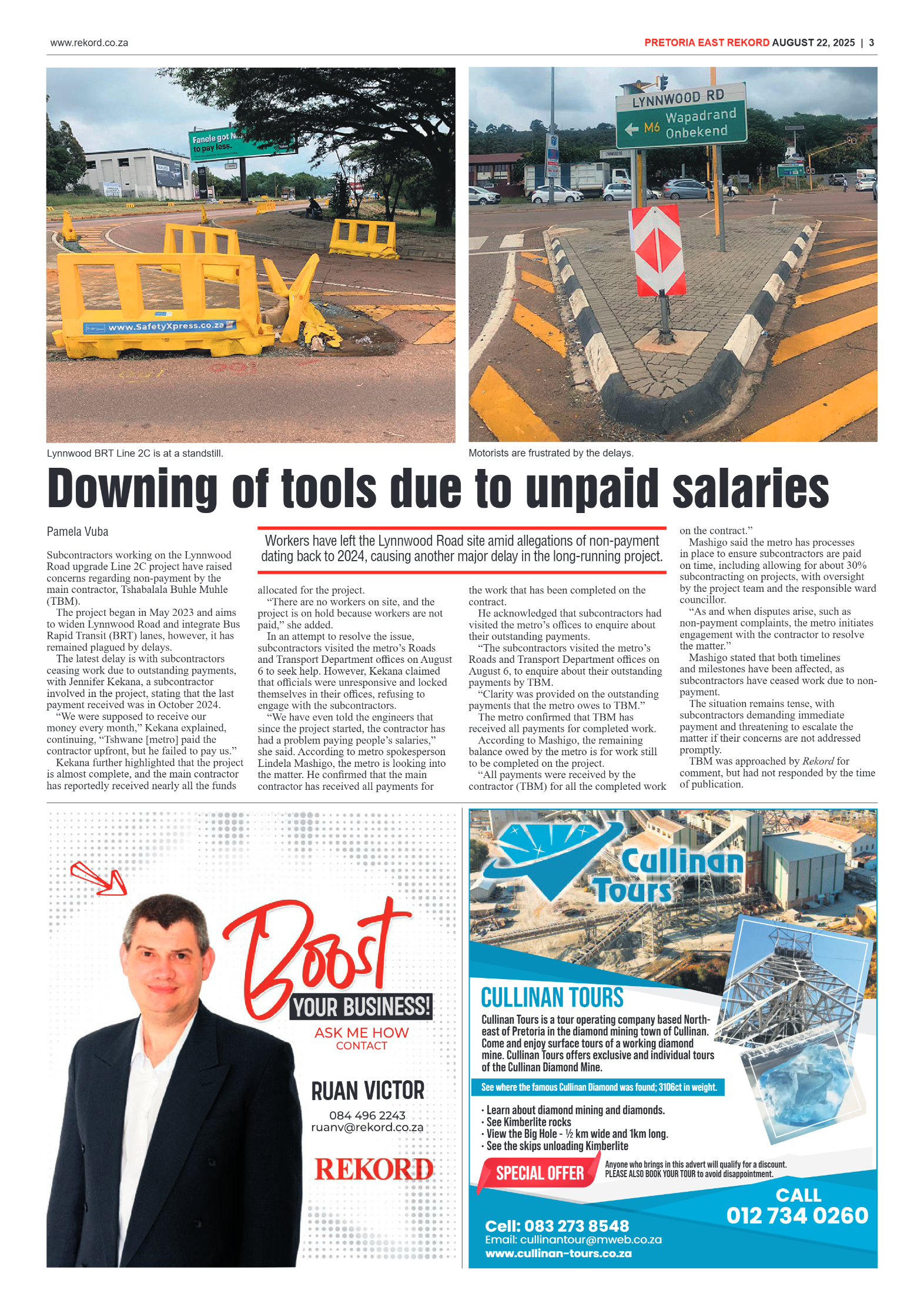 Rekord East 22 August 2025 page 3