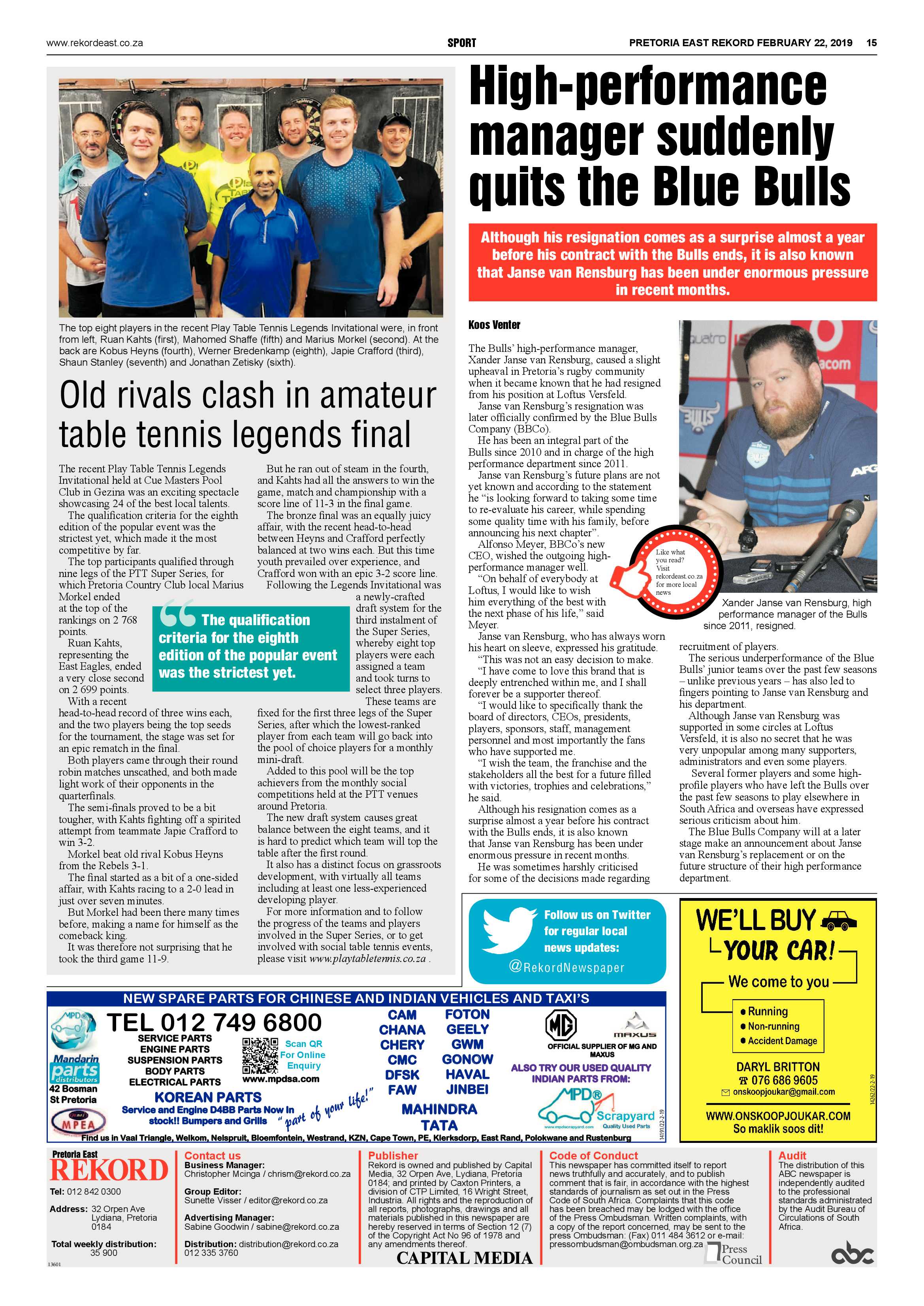 Rekord East 22 February 2019 page 15