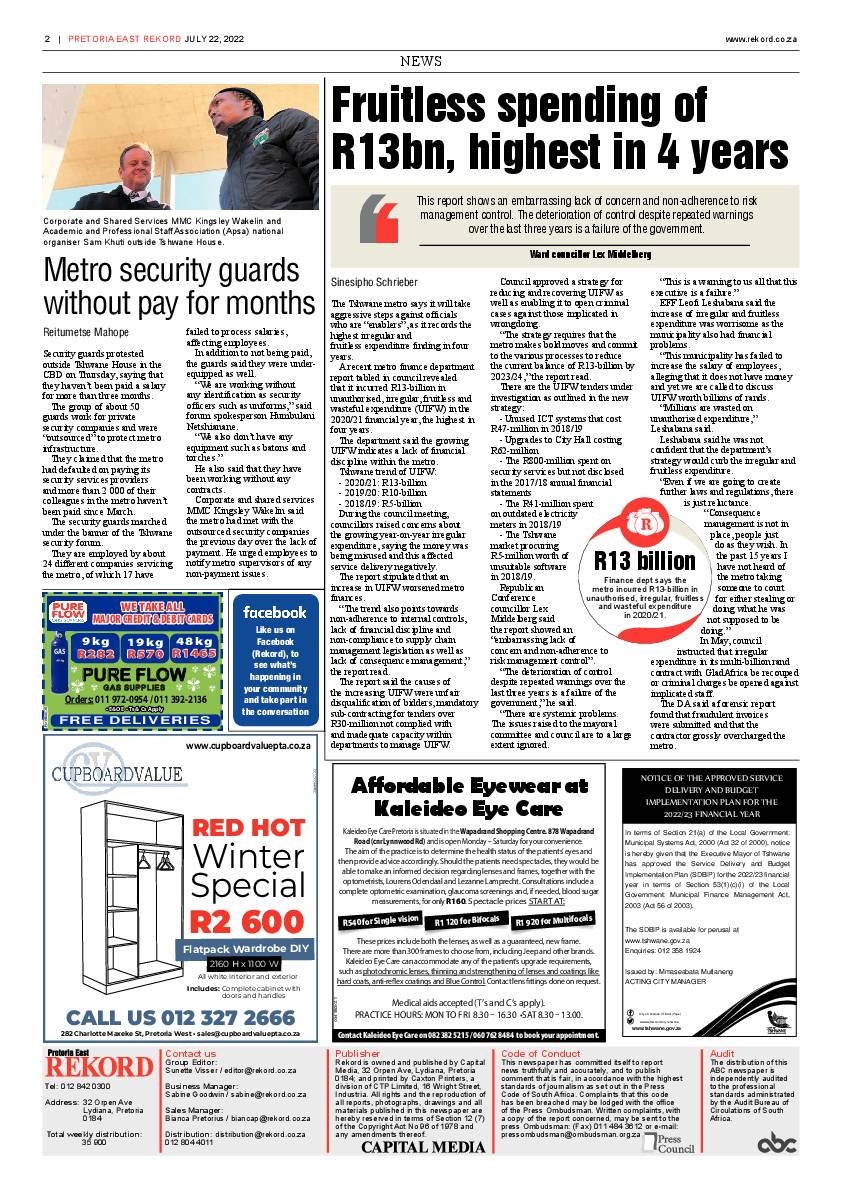 Rekord East 22 July 2022 page 2