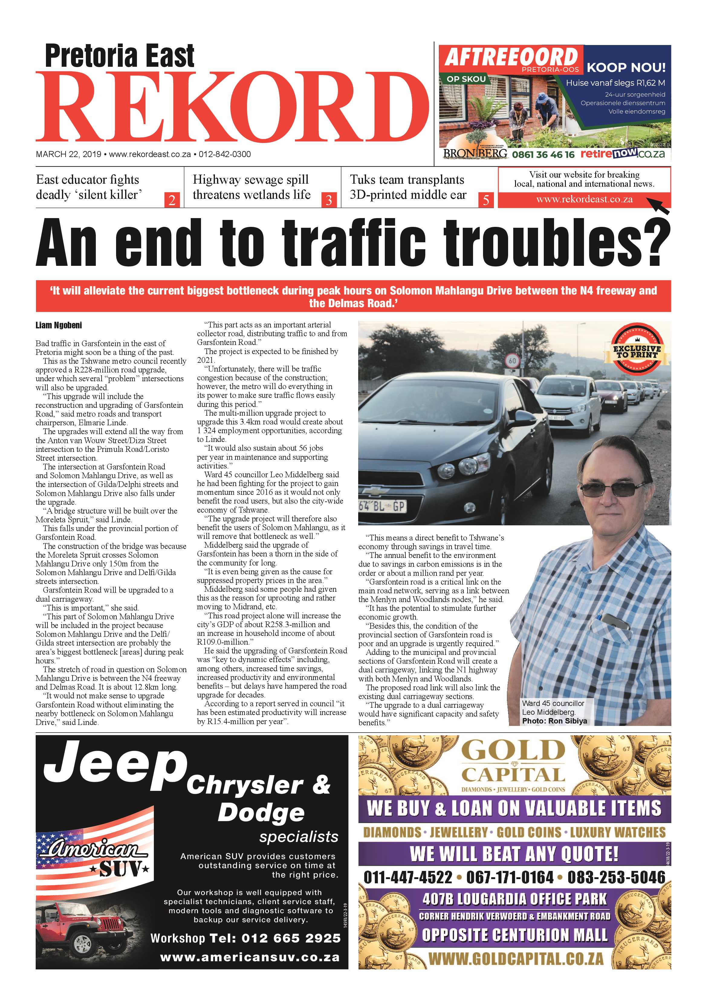 Rekord East 22 March 2019 page 1