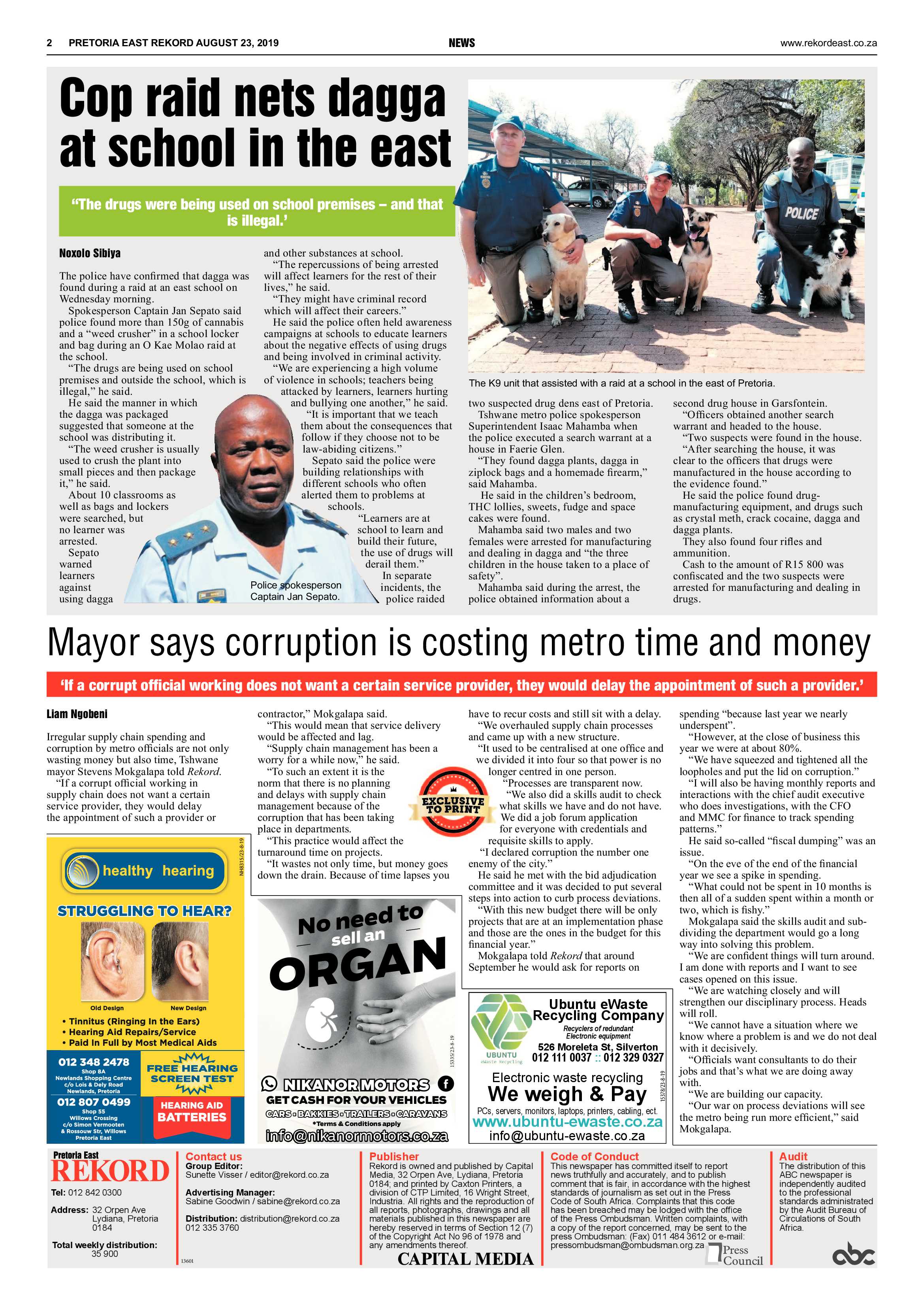 Rekord East 23 August 2019 page 2