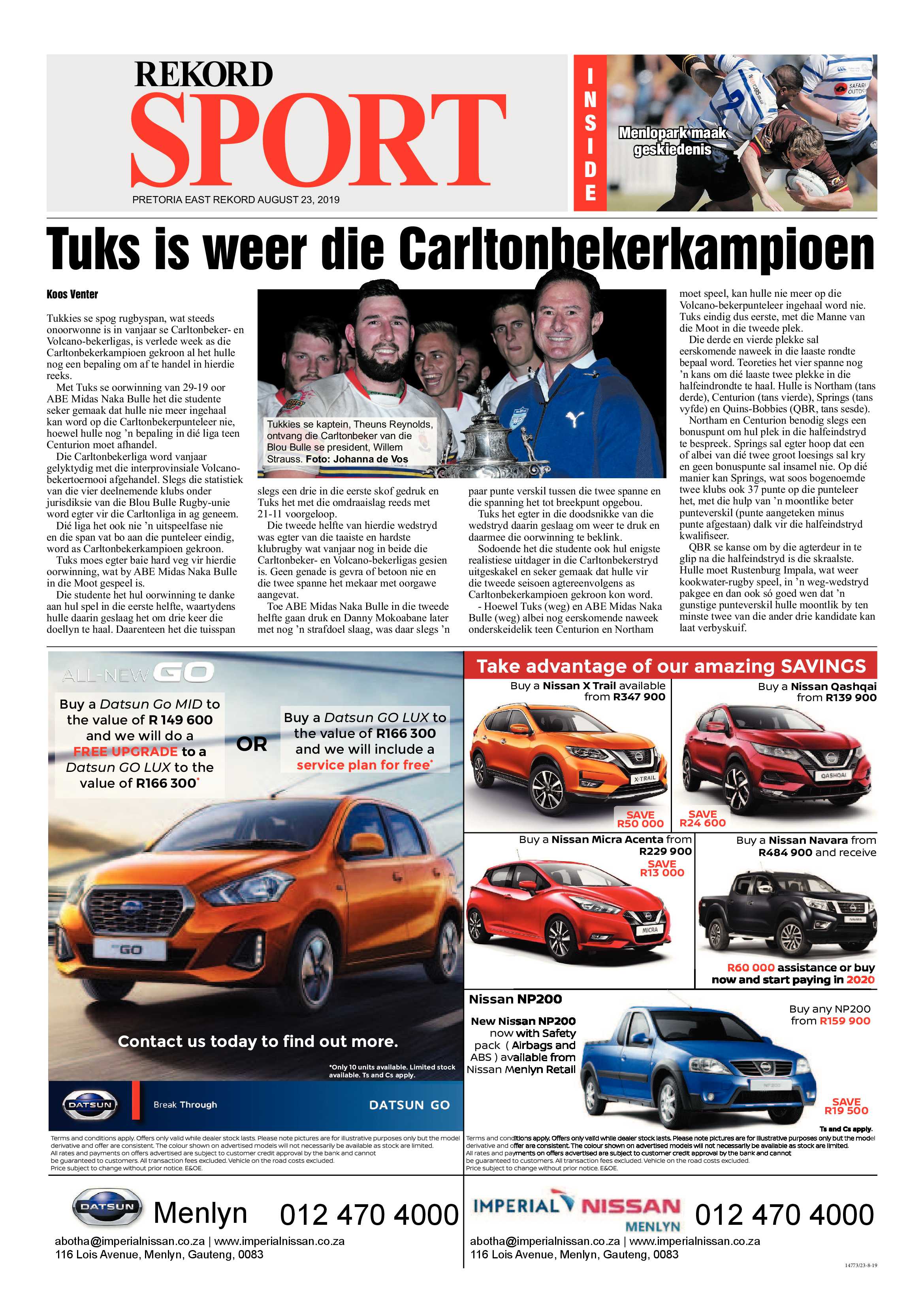 Rekord East 23 August 2019 page 20