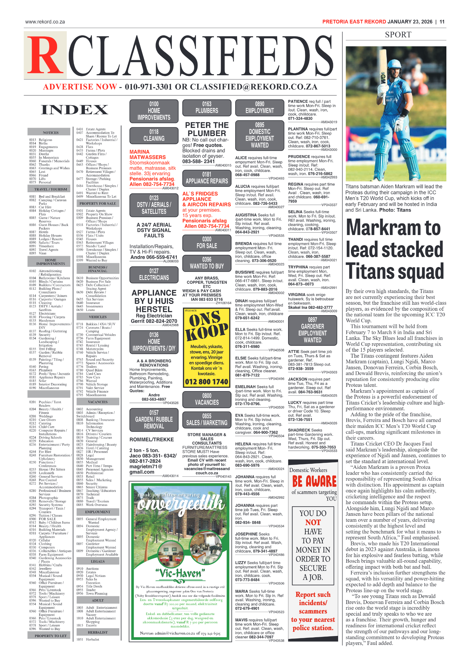 Rekord East 23 January 2026 page 13