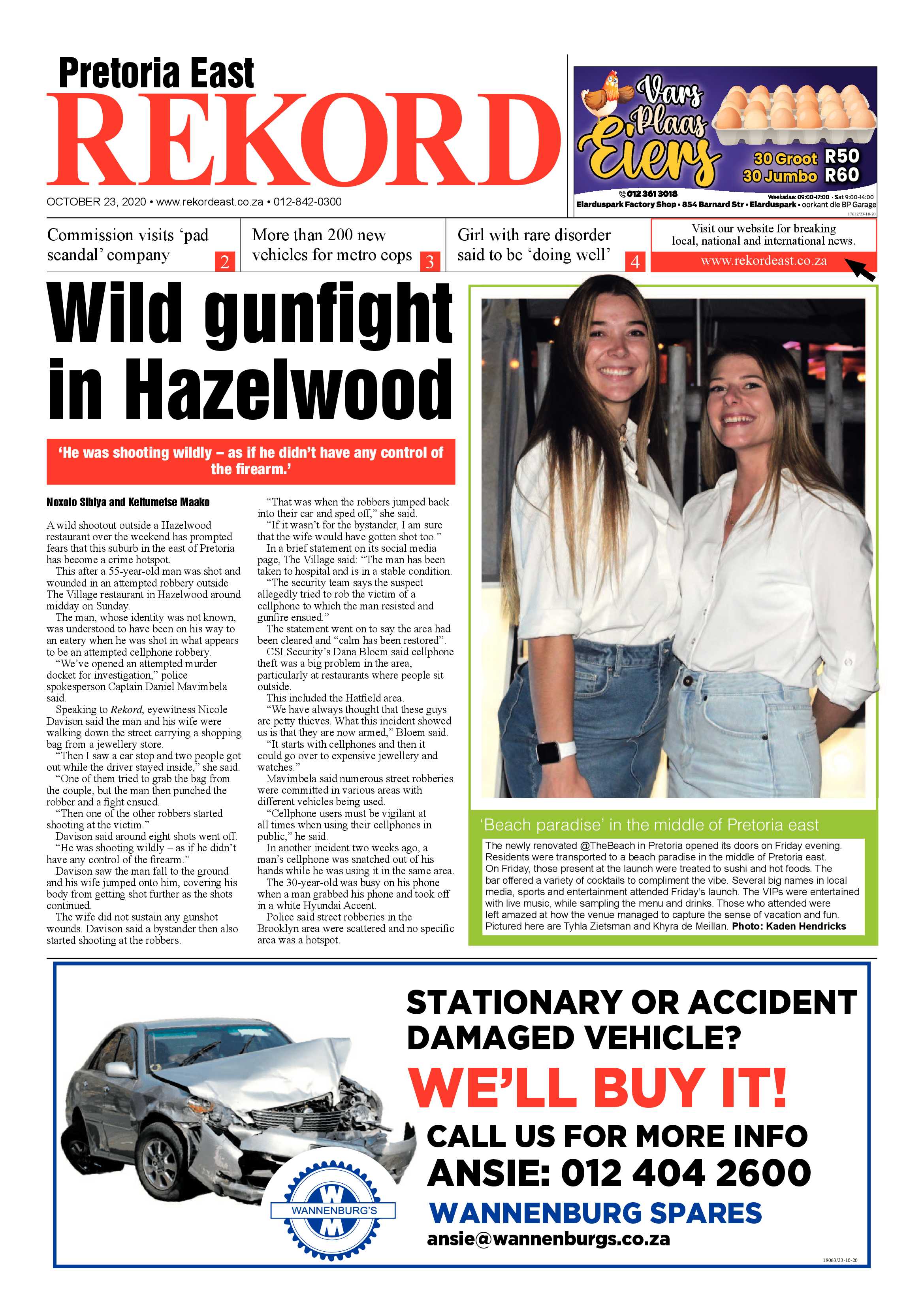 Rekord East 23 October 2020 page 1