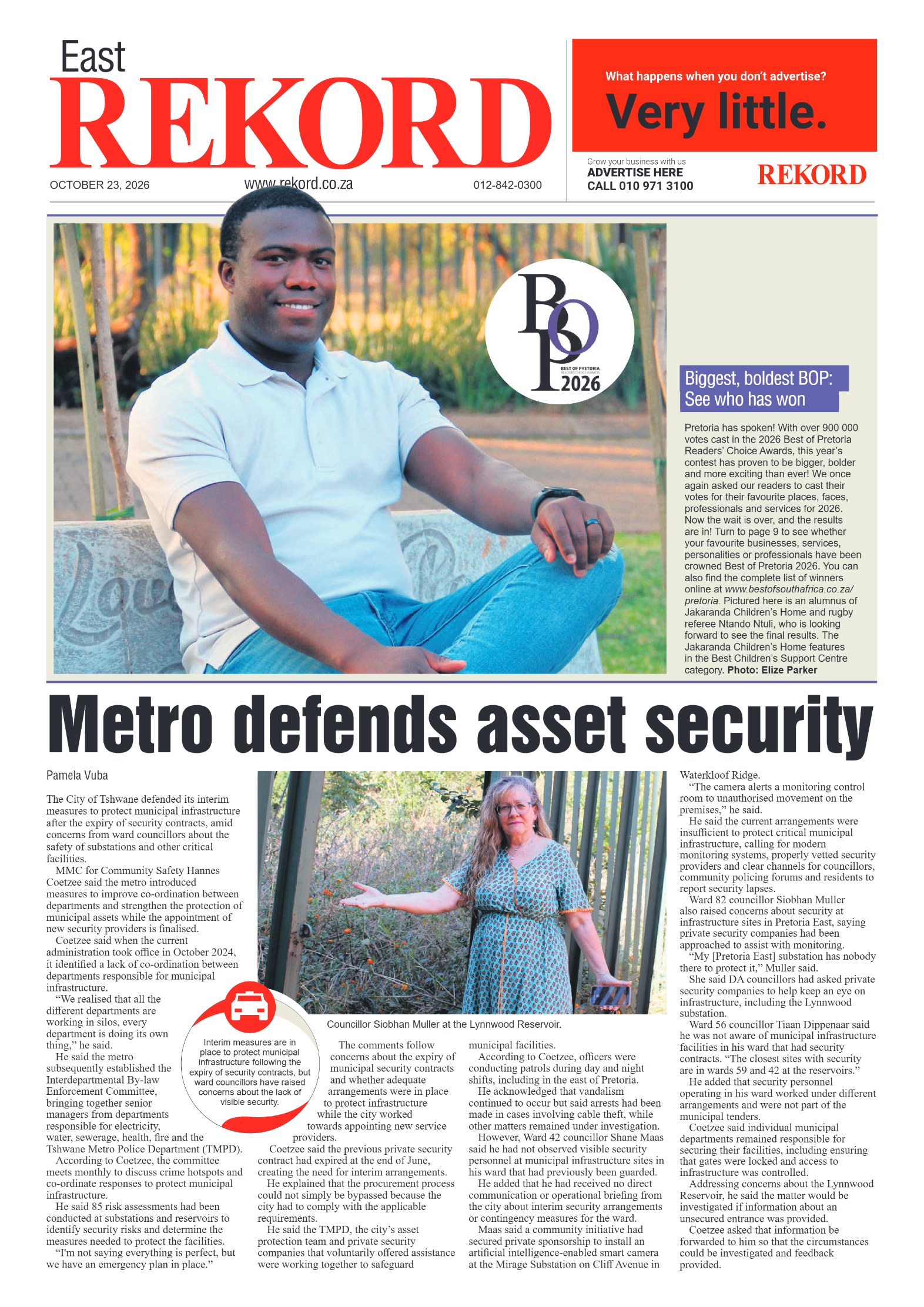 Rekord East – 23 October 2026 page 5
