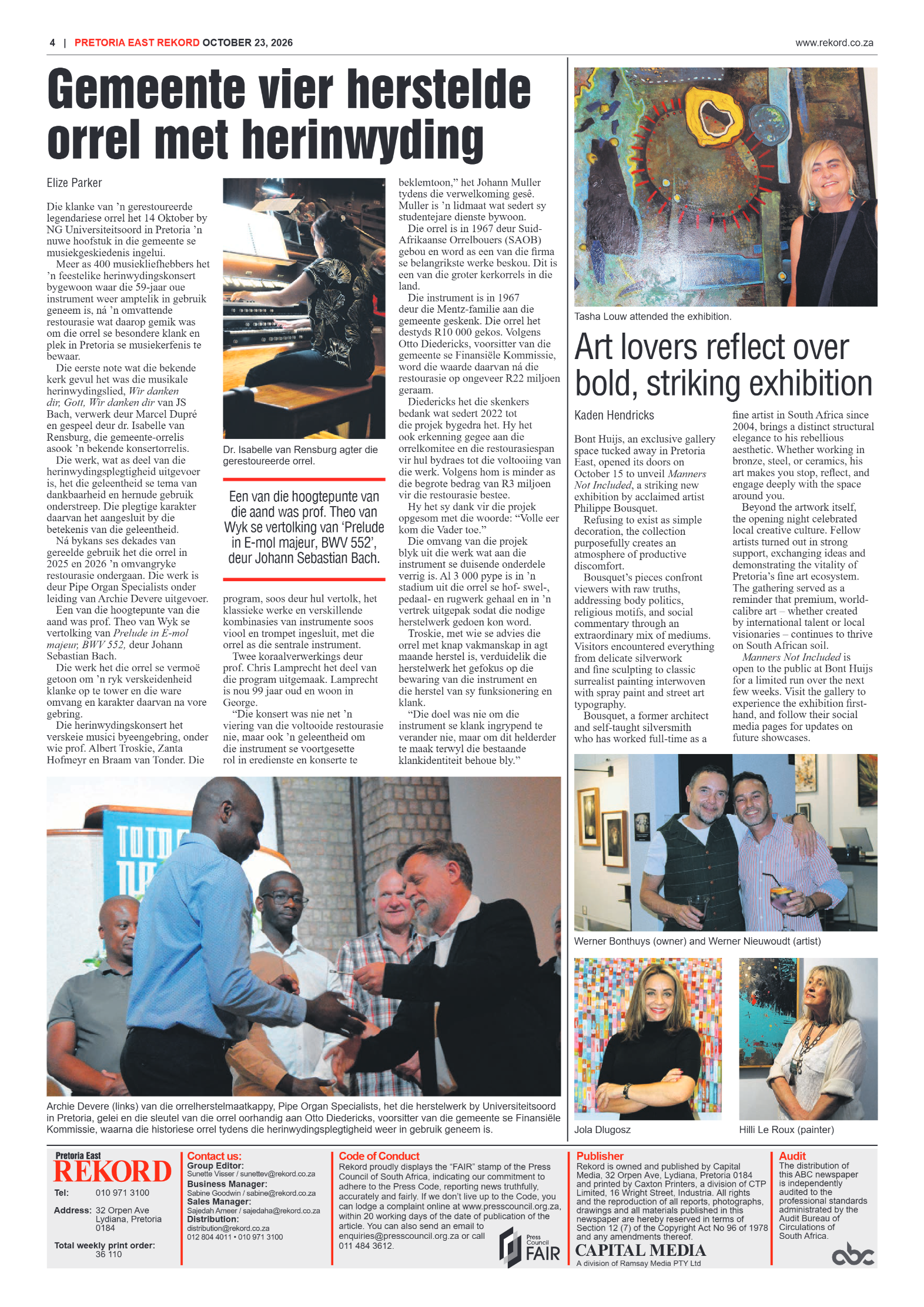 Rekord East – 23 October 2026 page 8