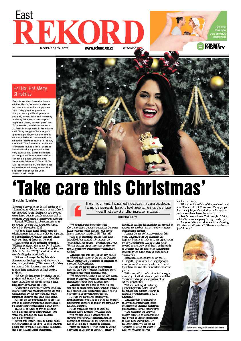 Rekord East 24 December 2021 page 1
