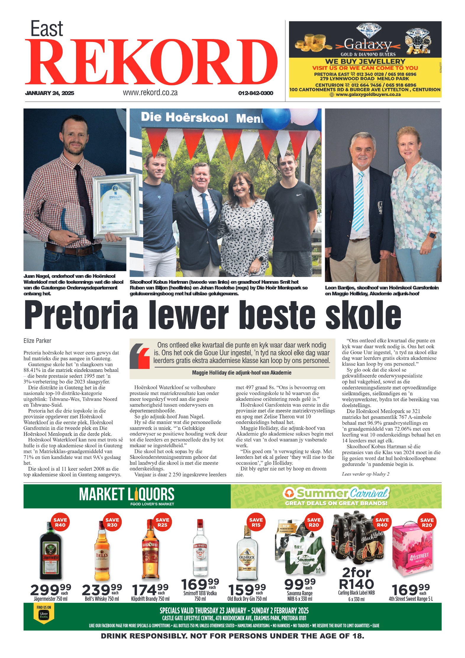 Rekord East 24 January 2025 page 1