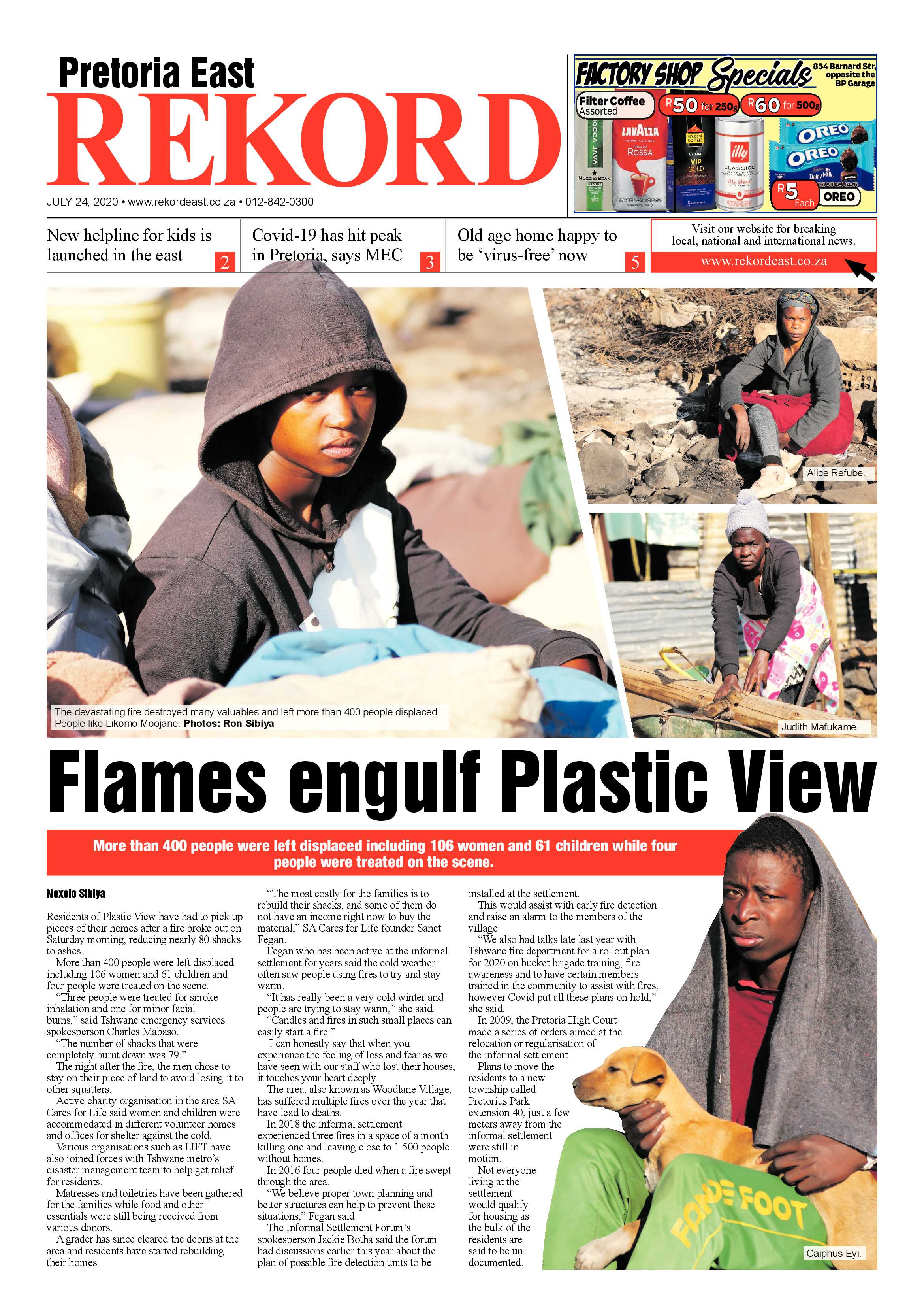 Rekord East 24 July 2020 page 1