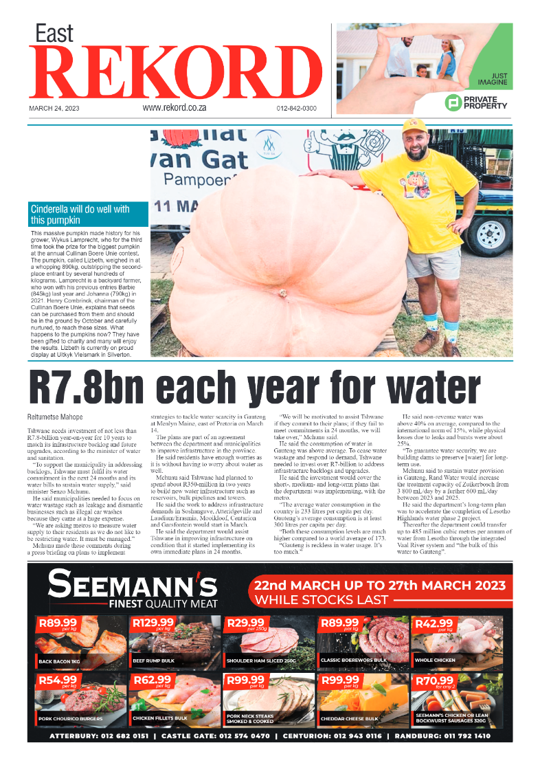 Rekord East 24 March 2023 page 1