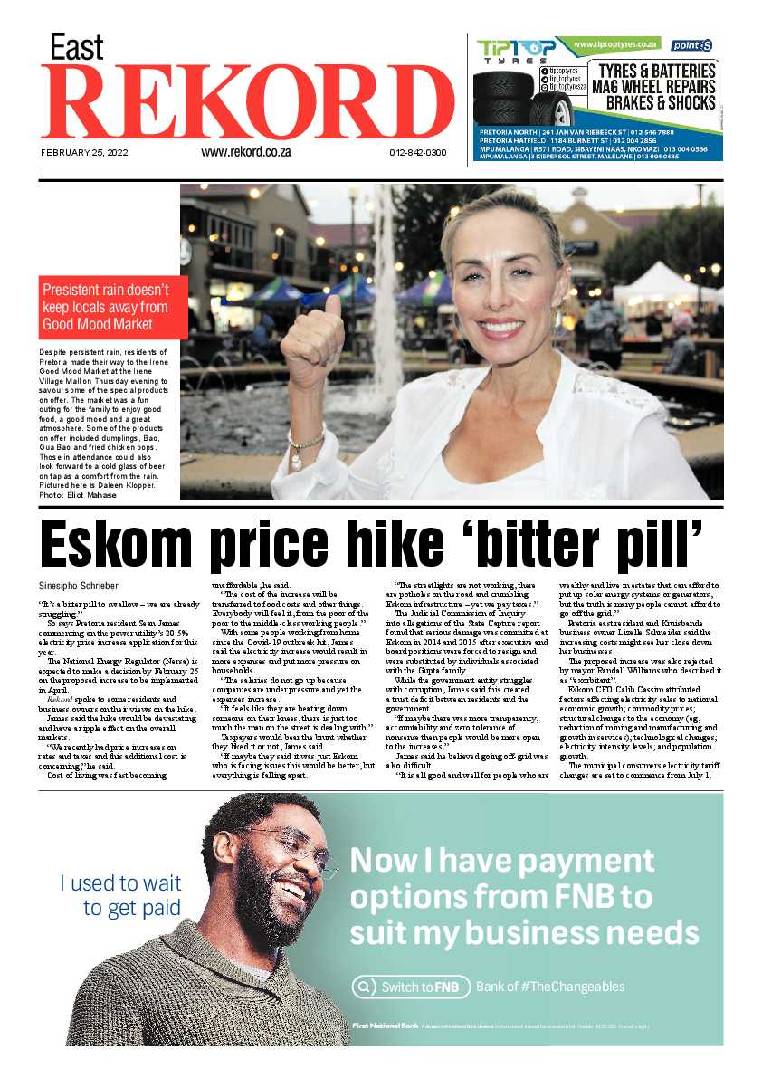 Rekord East 25 February 2022 page 1