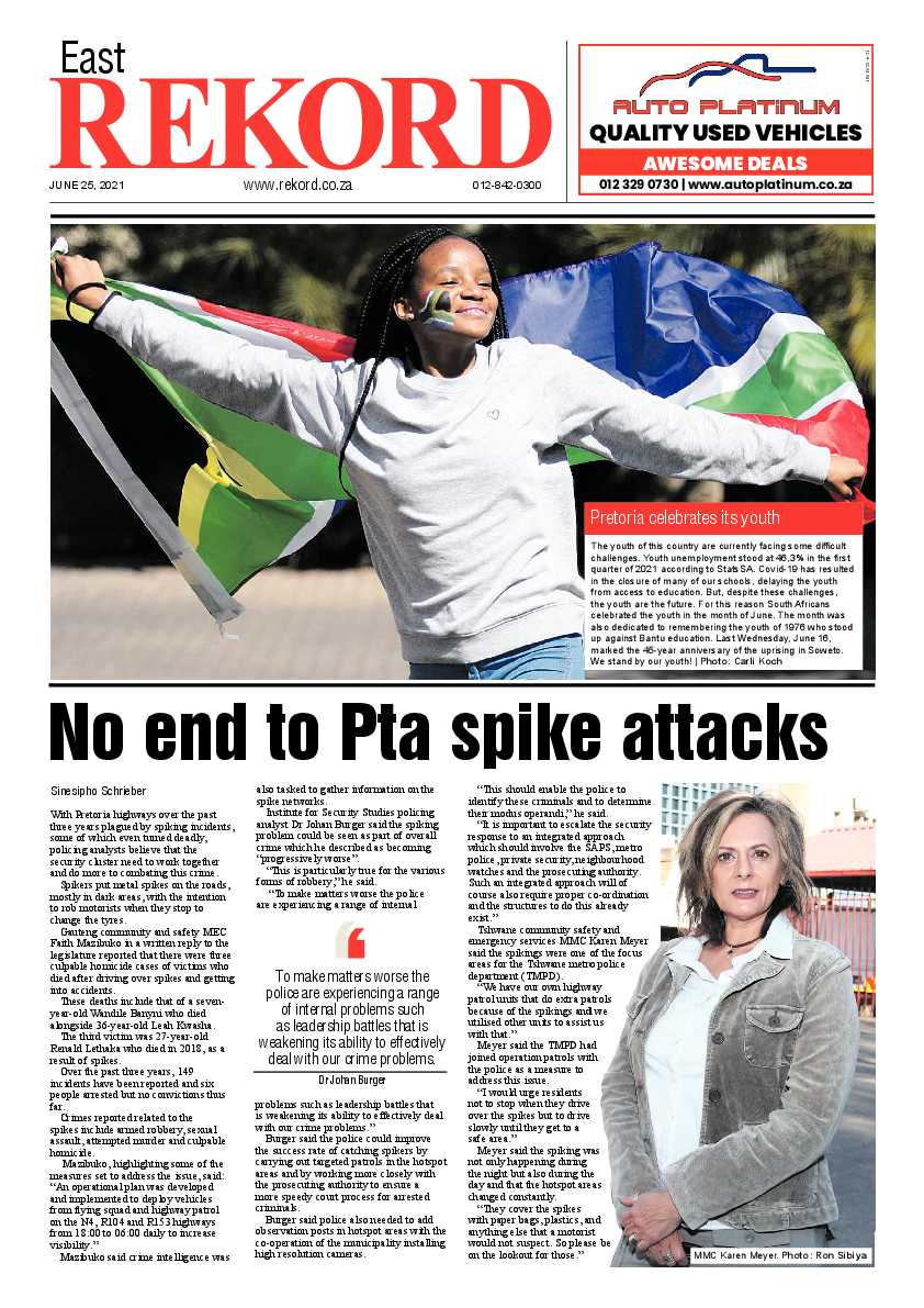 Rekord East 25 June 2021 page 1