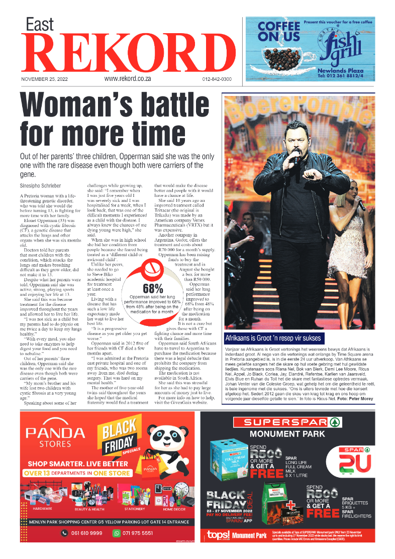 Rekord East 25 November 2022 page 1