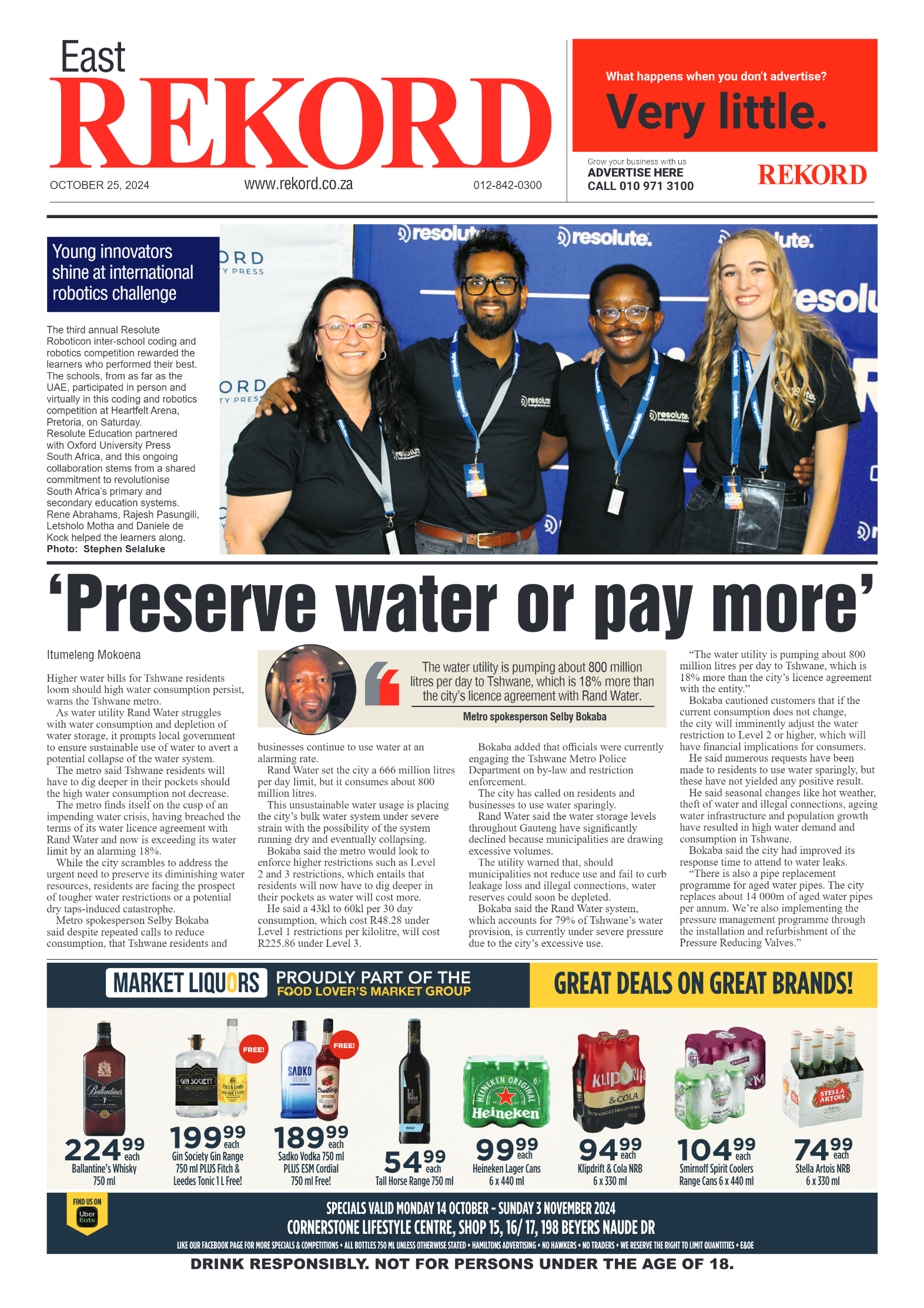 Rekord East 25 October 2024 page 1