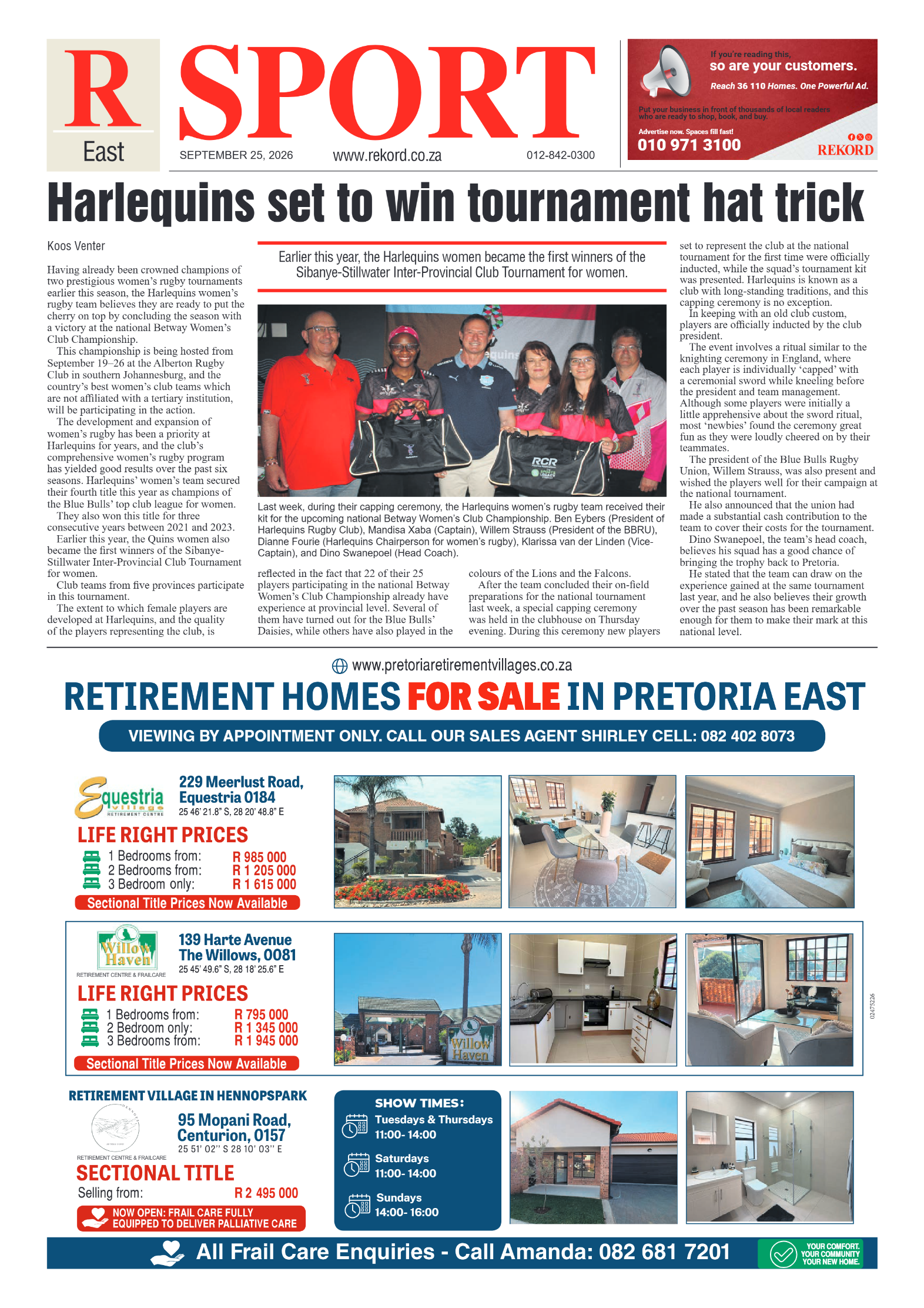Rekord East 25 September 2026 page 16