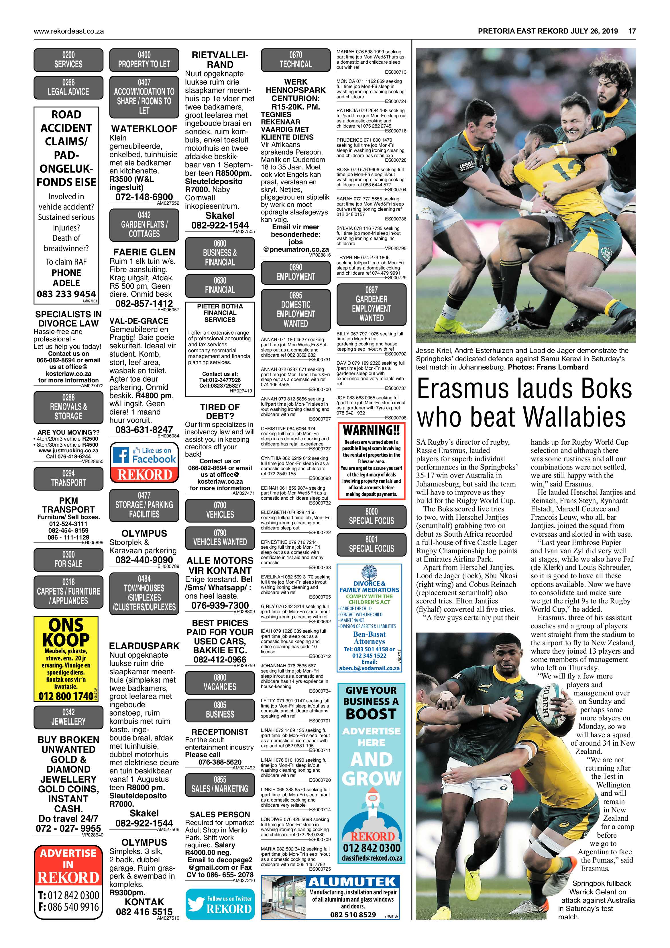 Rekord East 26 July 2019 page 17