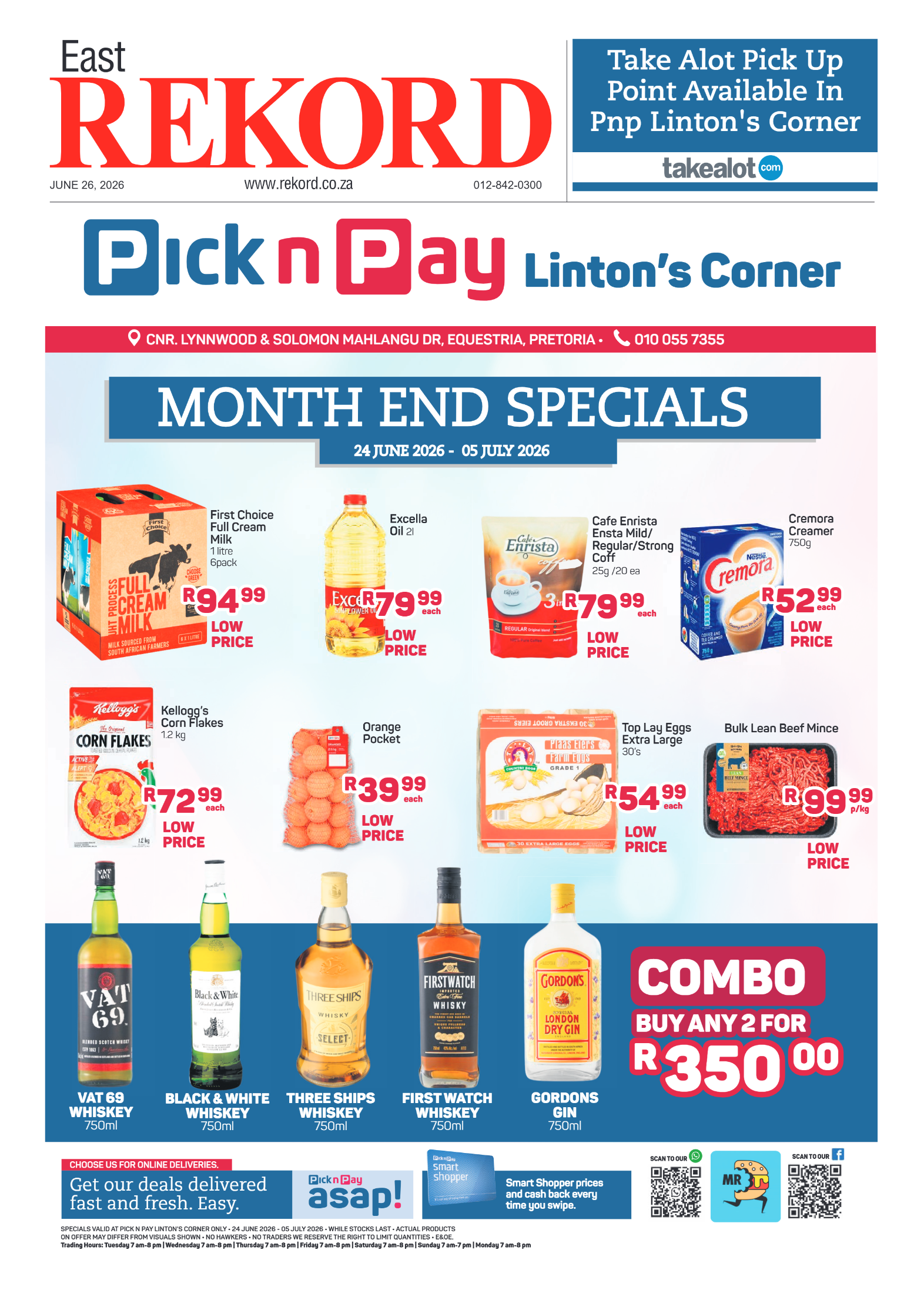 Rekord East 26 June 2026 page 1