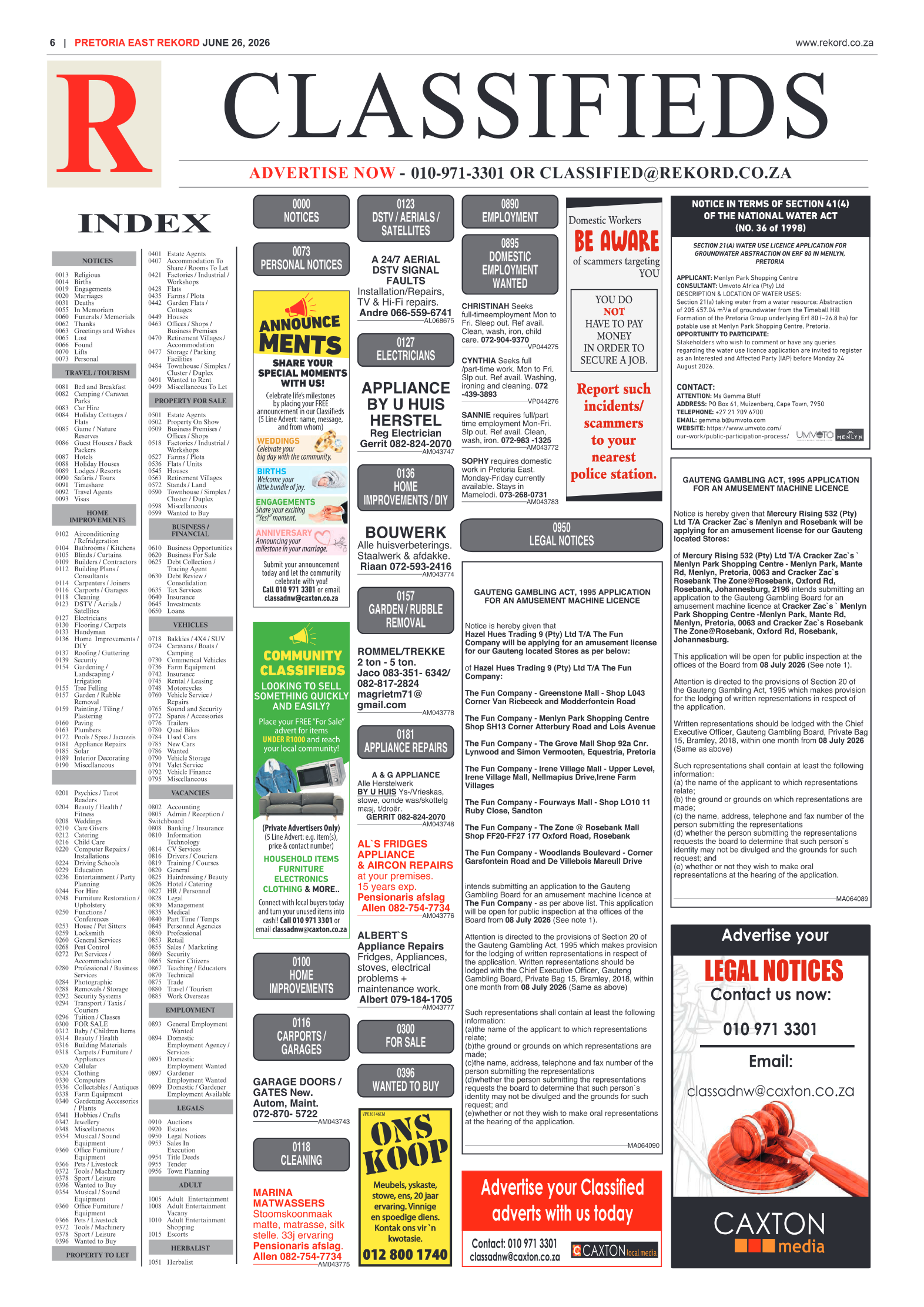 Rekord East 26 June 2026 page 8