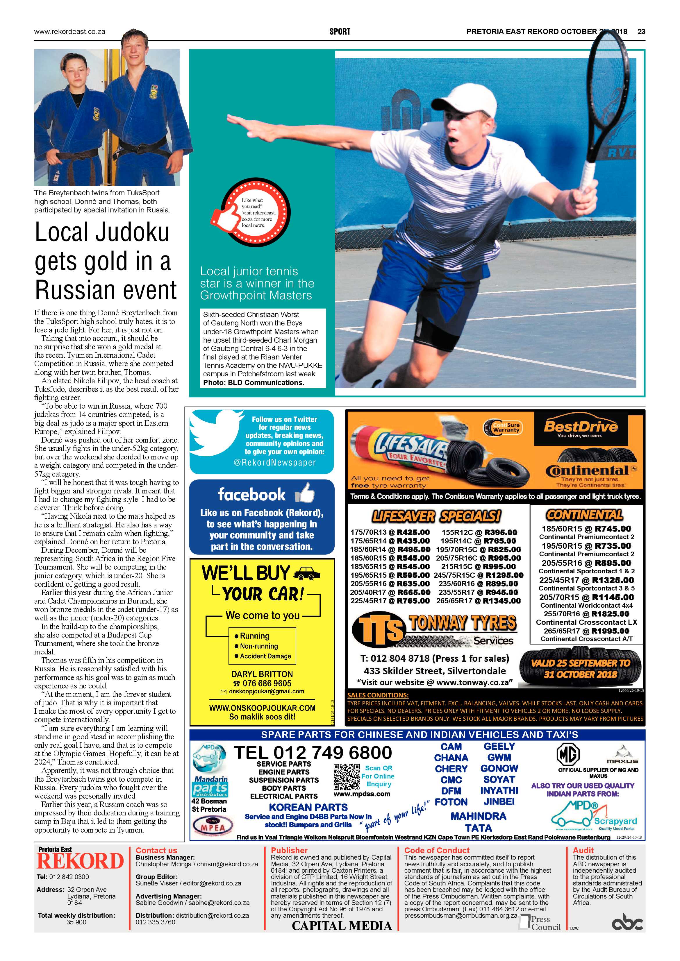 Rekord East 26 October 2018 page 23