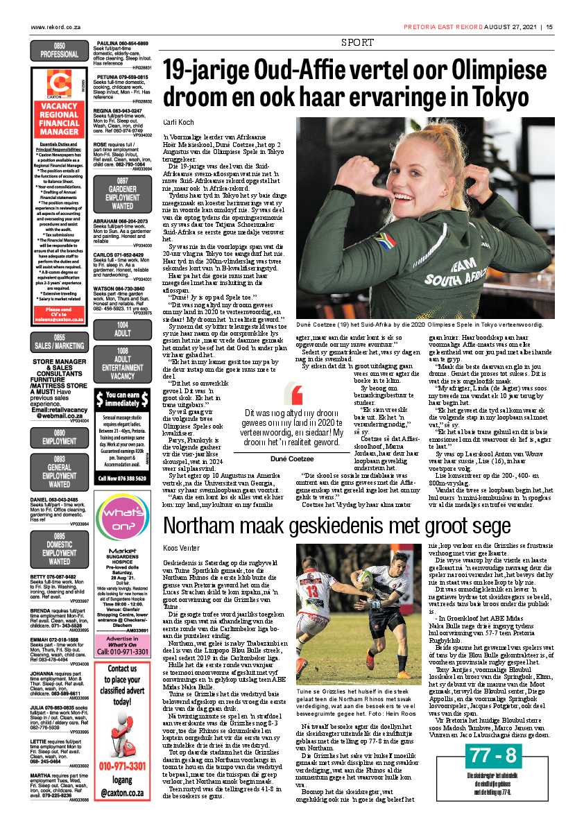 Rekord East 27 August 2021 page 17